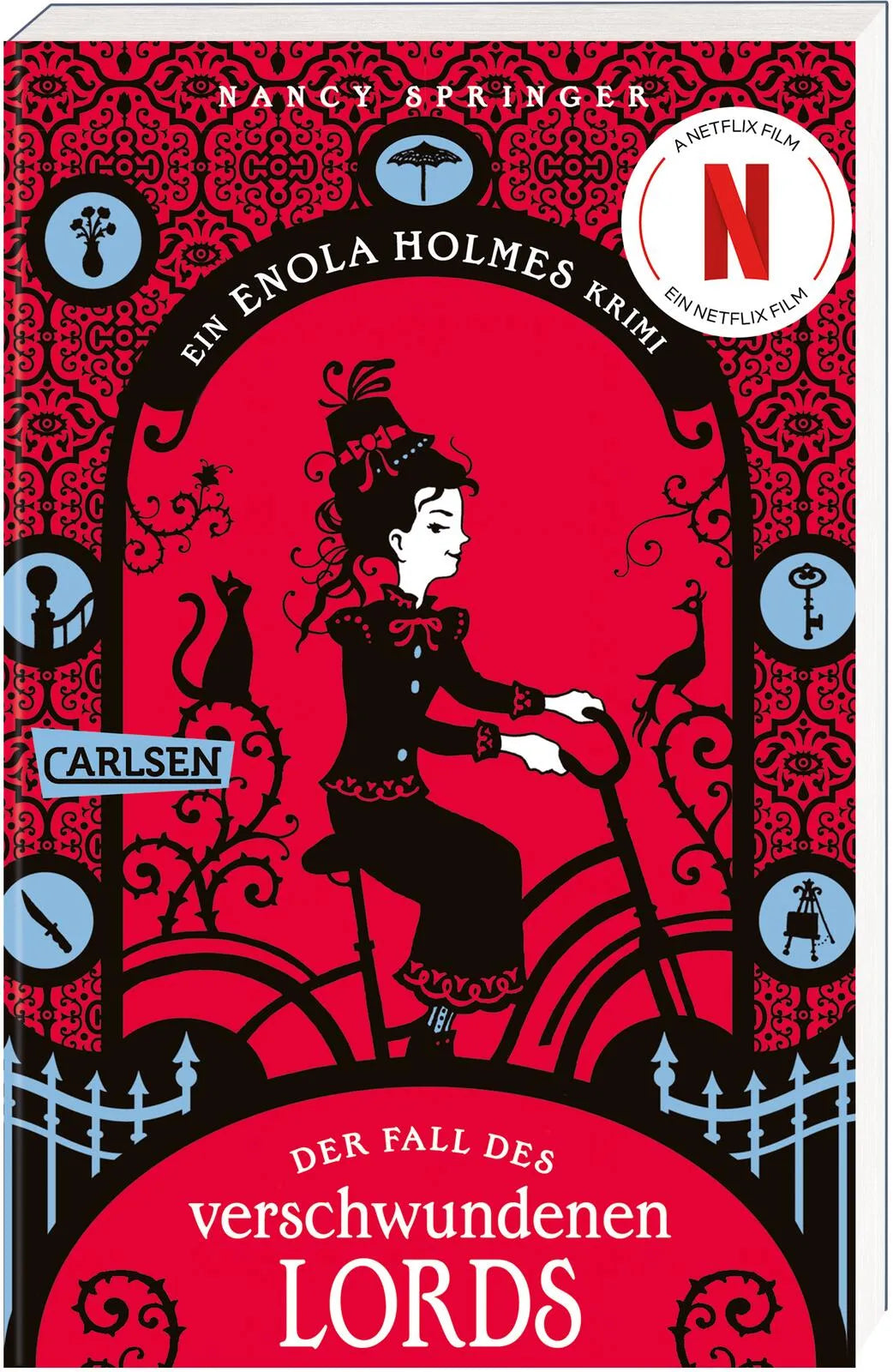 Buchcover von 'Enola Holmes: Der Fall des verschwundenen Lords' - Taschenbuch von Nancy Springer