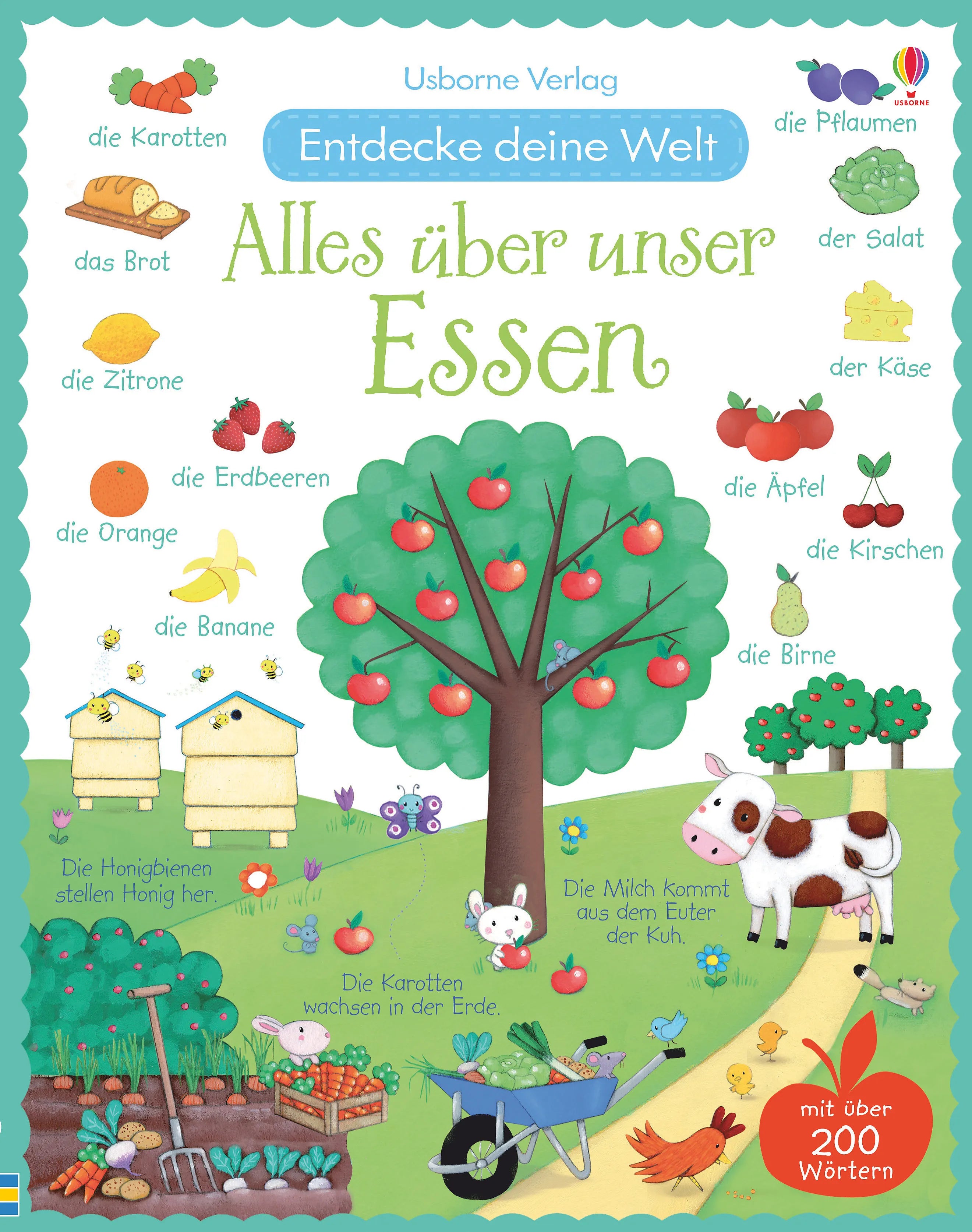 Buchcover von 'Entdecke deine Welt: Alles über unser Essen' - Gebundene Ausgabe von Felicity Brooks