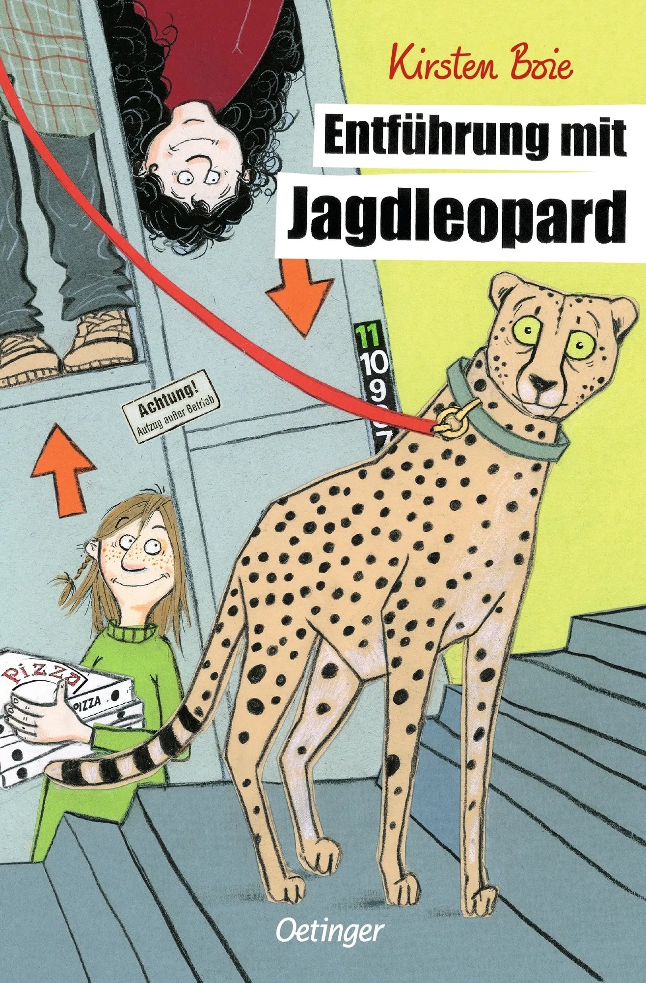 Buchcover von 'Entführung mit Jagdleopard' - Taschenbuch von Kirsten Boie
