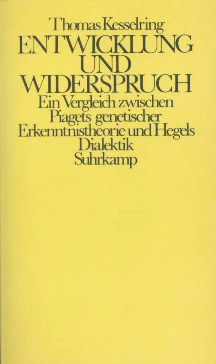 Buchcover von 'Entwicklung und Widerspruch' - Taschenbuch von Thomas Kesselring