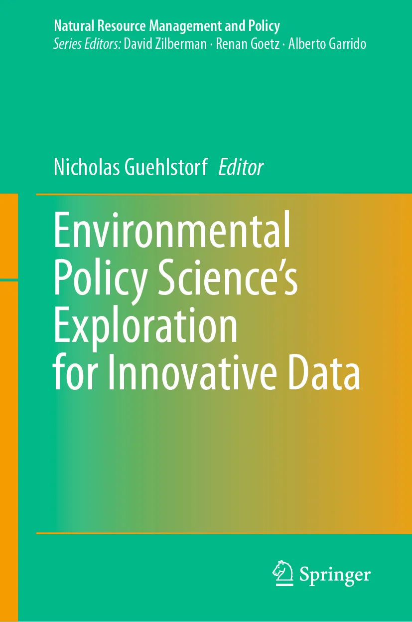 Cover: Environmental Policy Science’s Exploration for Innovative Data (E-Book)