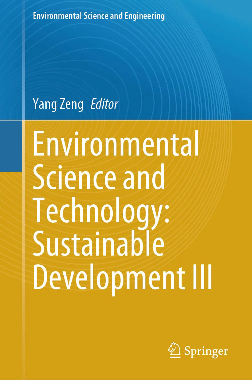 Cover: Environmental Science and Technology: Sustainable Development III (E-Book)