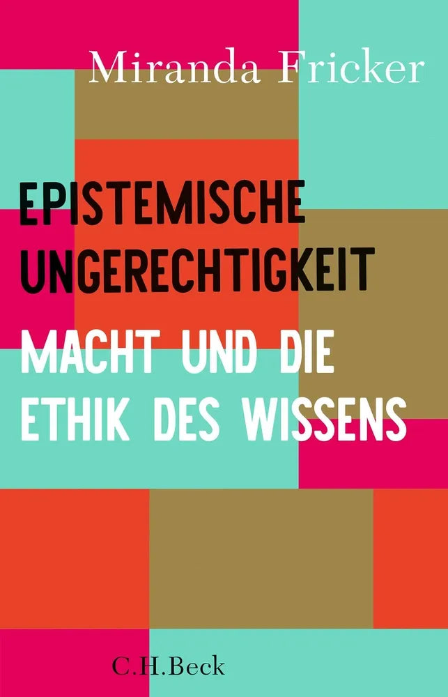 Cover: Epistemische Ungerechtigkeit (E-Book) von Miranda Fricker