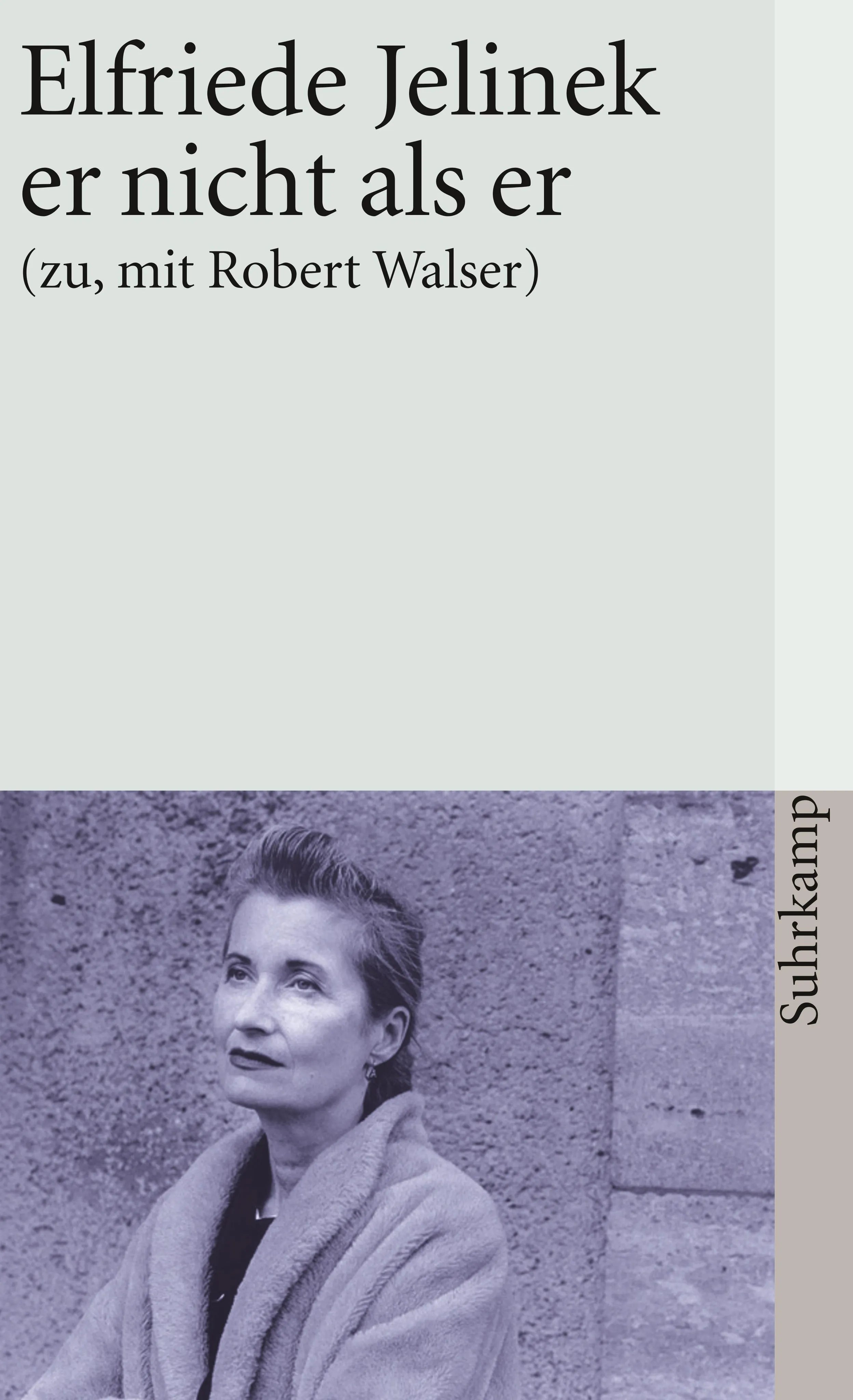 Buchcover von 'er nicht als er' - Taschenbuch von Elfriede Jelinek