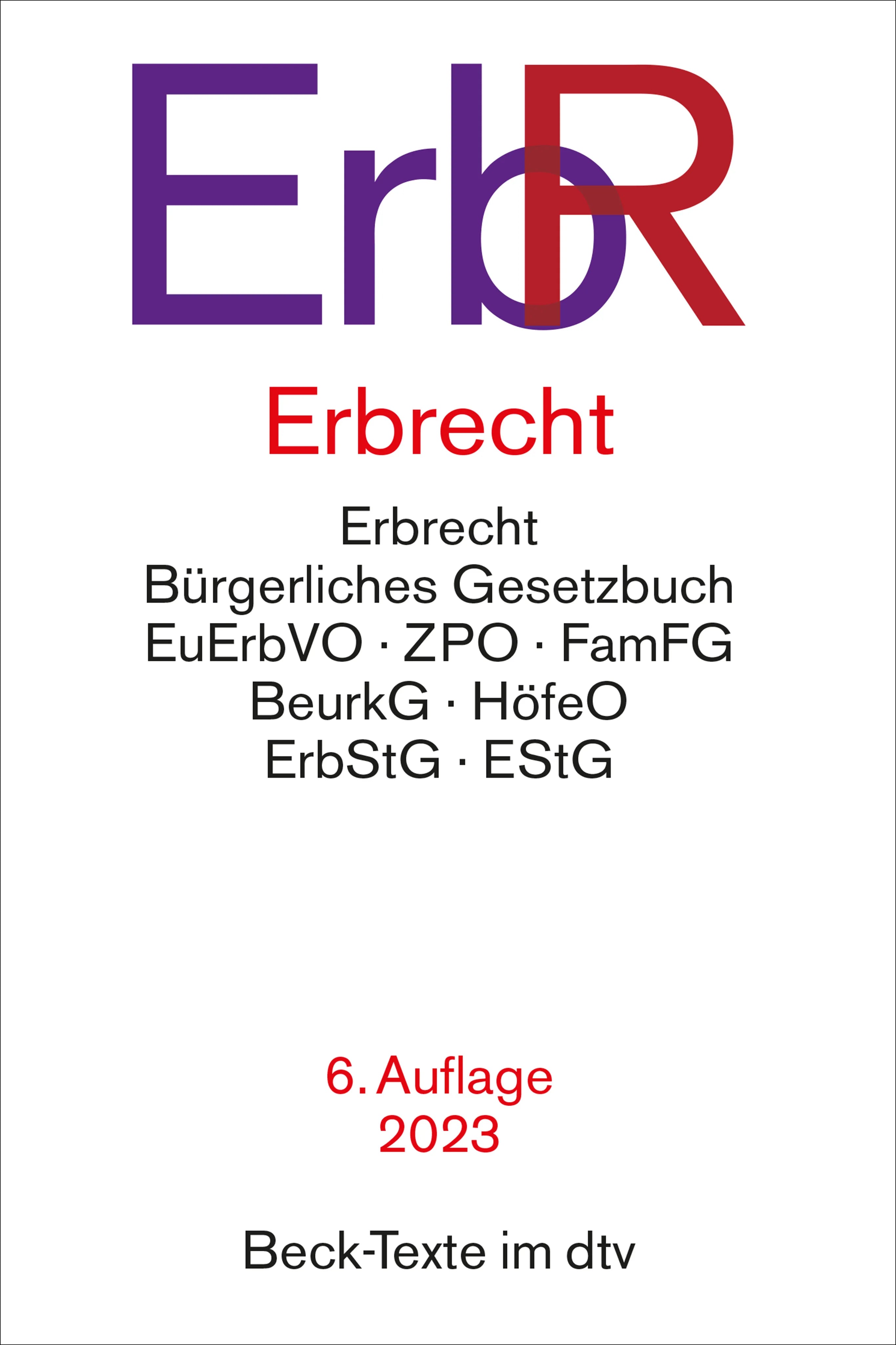 Buchcover von 'Erbrecht' - Taschenbuch von Wolfgang Burandt