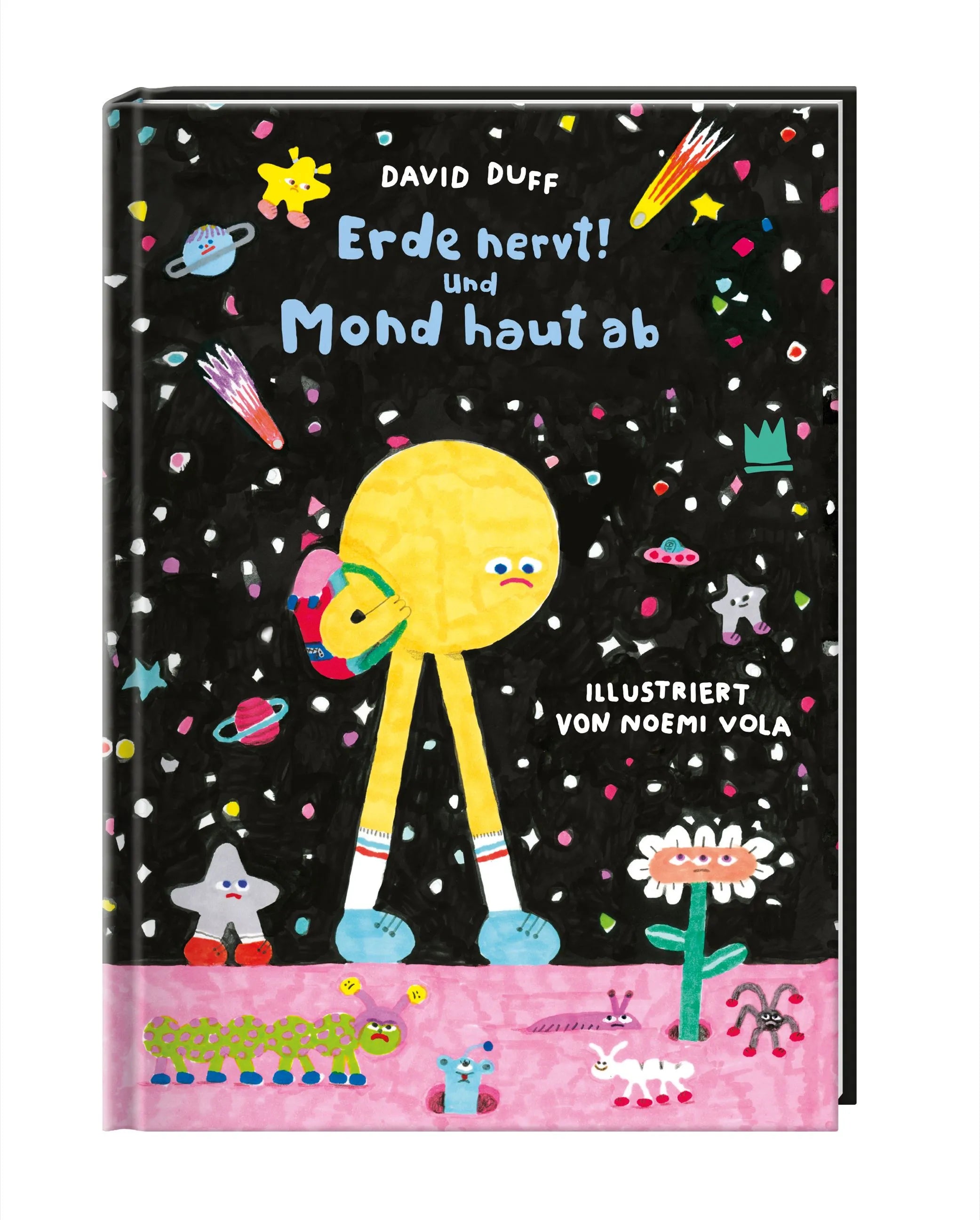 Detailansicht: Erde nervt! Und Mond haut ab (Hardcover)
