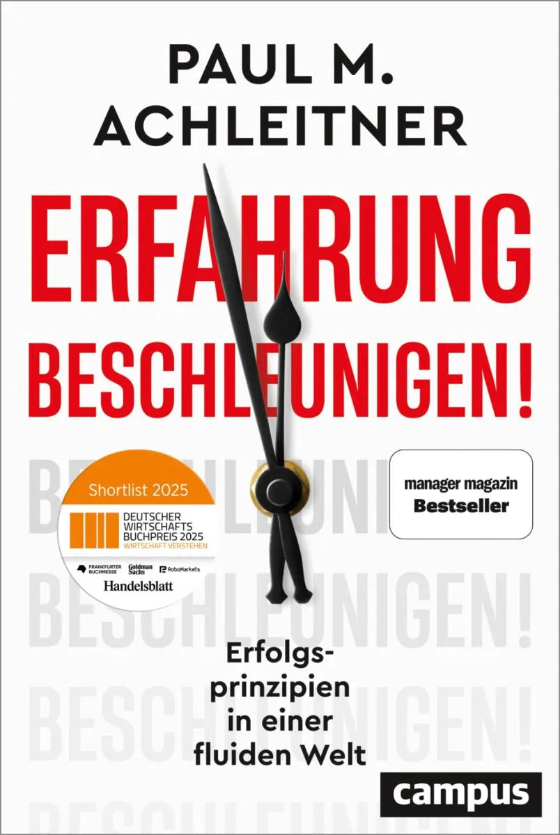 Cover: Erfahrung beschleunigen! (E-Book) von Paul M. Achleitner