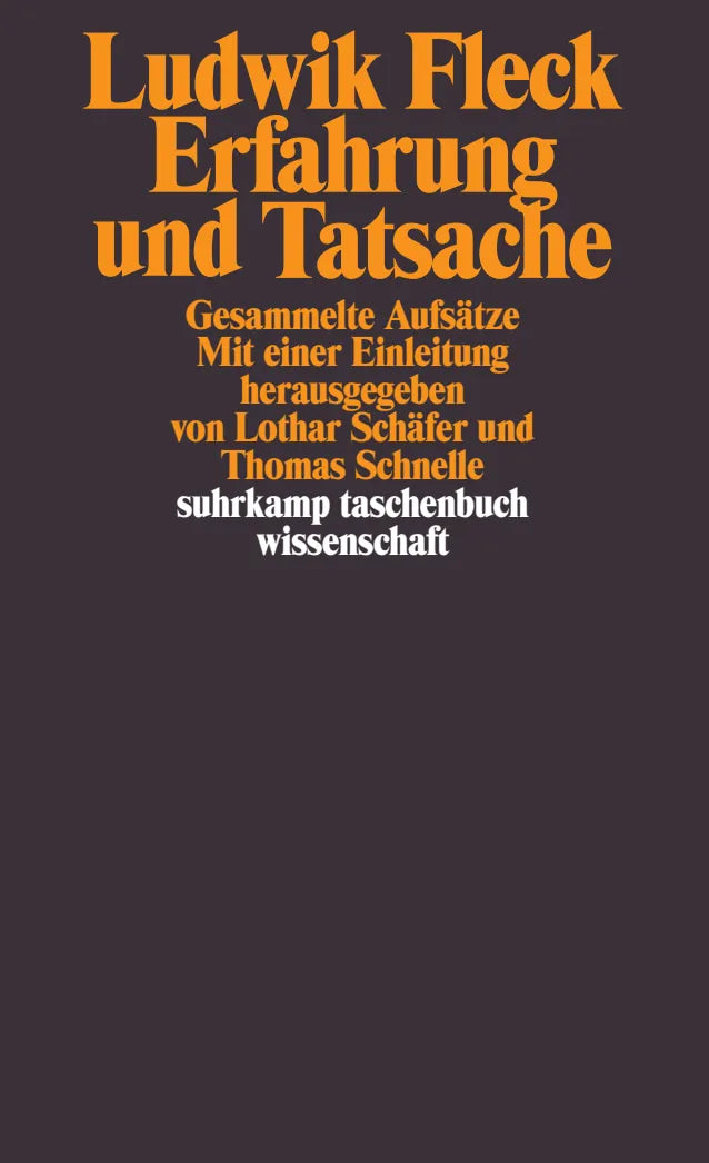 Buchcover von 'Erfahrung und Tatsache' - Taschenbuch von Ludwik Fleck