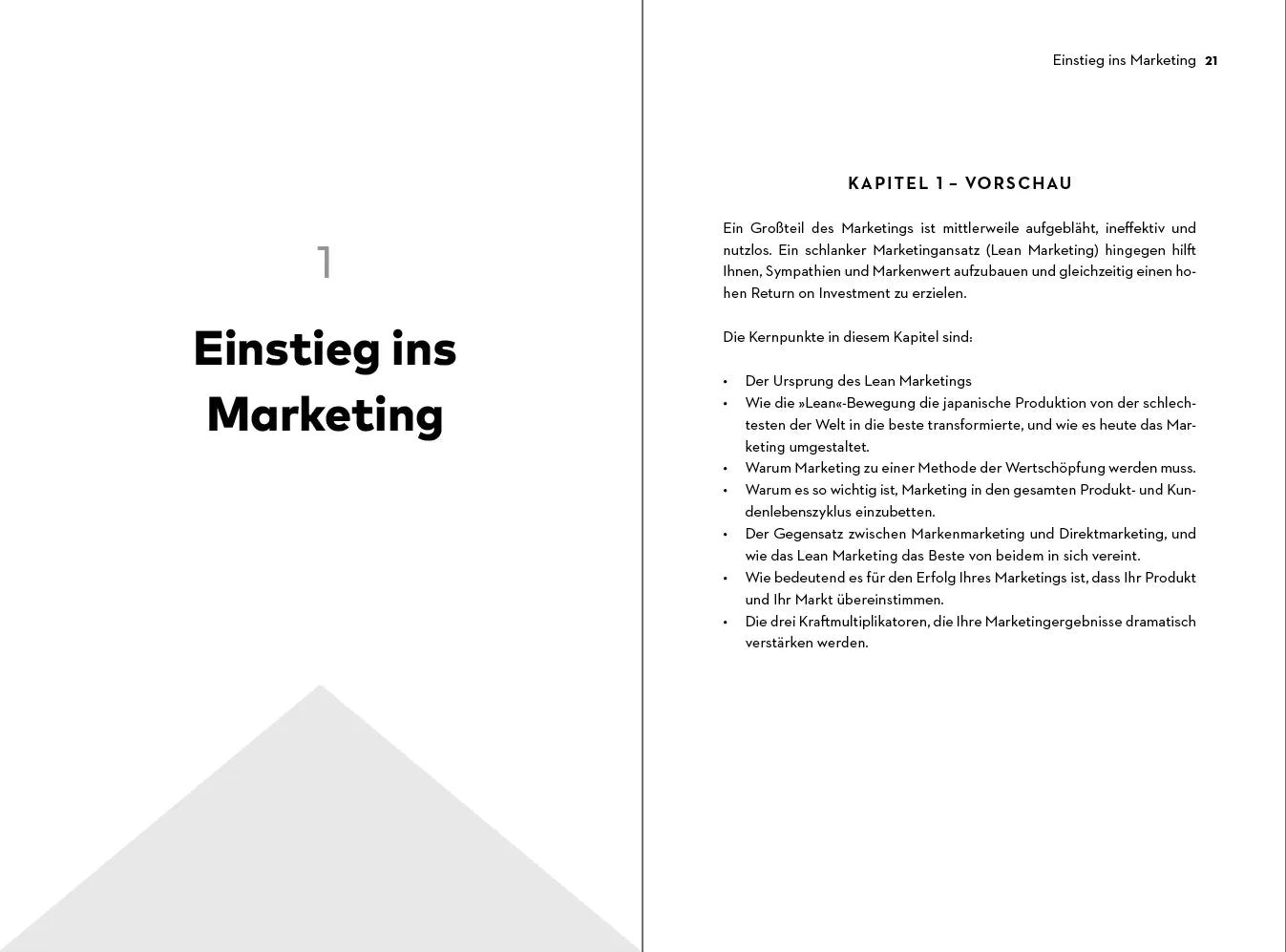 Innenansicht von 'Erfolgsmethode Lean Marketing' - Taschenbuch