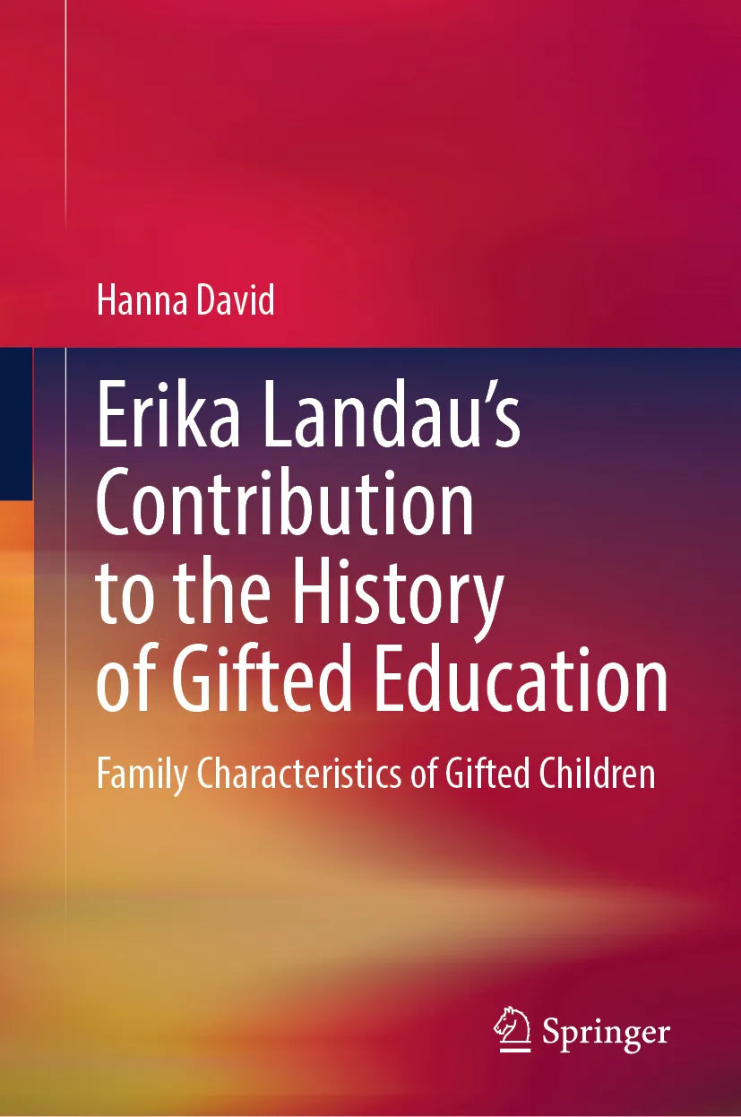 Cover: Erika Landau’s Contribution to the History of Gifted Education (E-Book) von Hanna David