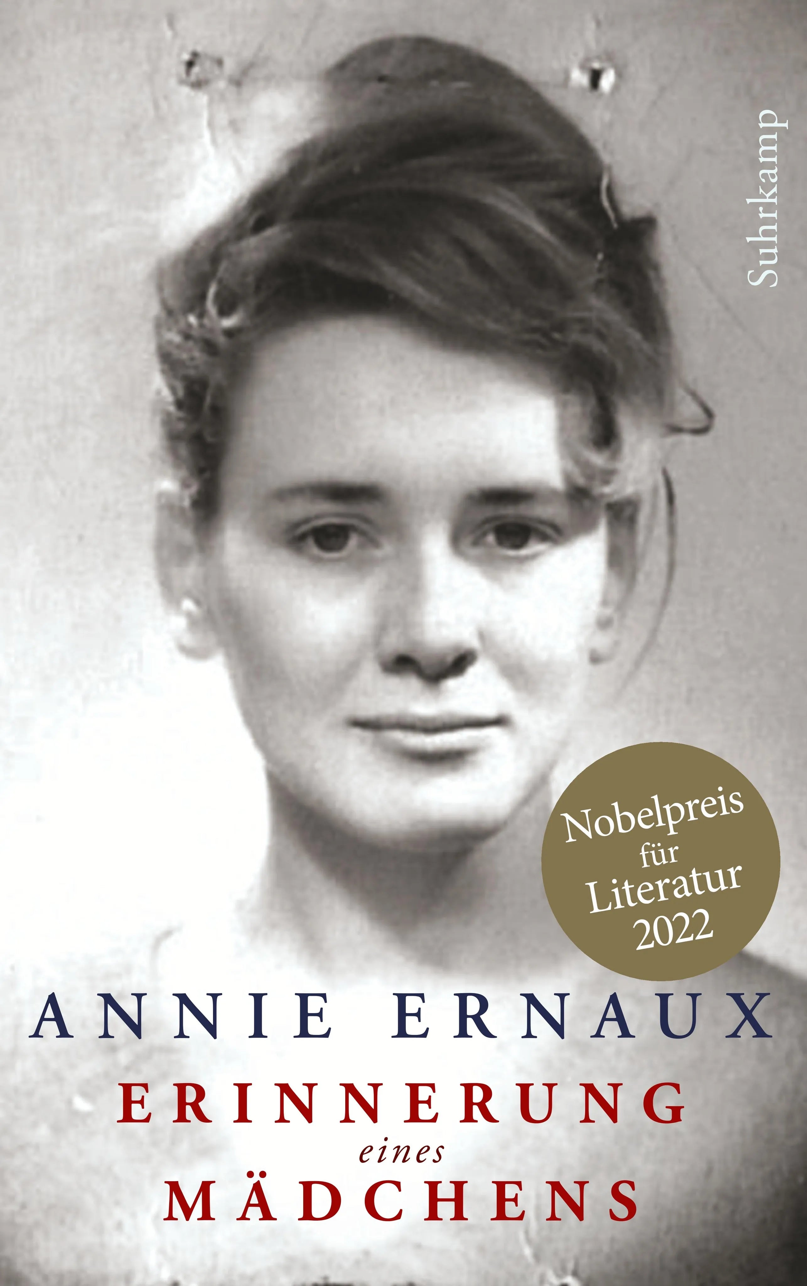 Buchcover von 'Erinnerung eines Mädchens' - Gebundene Ausgabe von Annie Ernaux