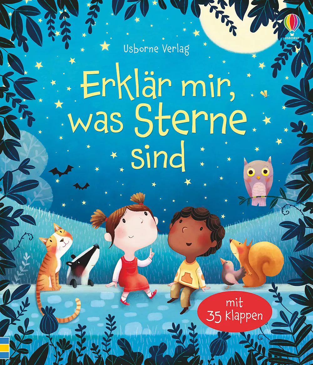 Buchcover von 'Erklär mir, was Sterne sind' - Gebundene Ausgabe von Katie Daynes