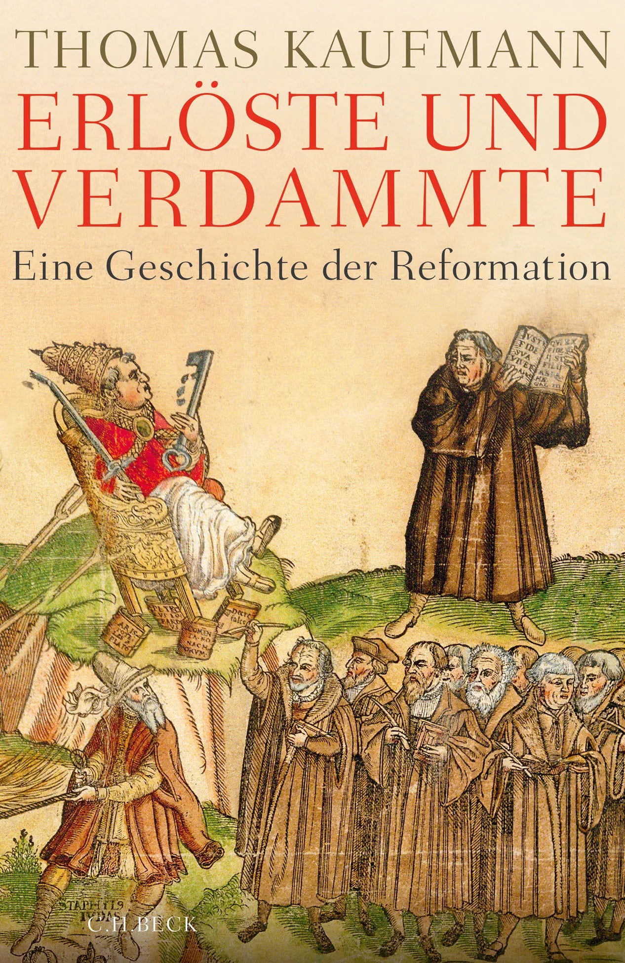 Buchcover von 'Erlöste und Verdammte' - Gebundene Ausgabe von Thomas Kaufmann