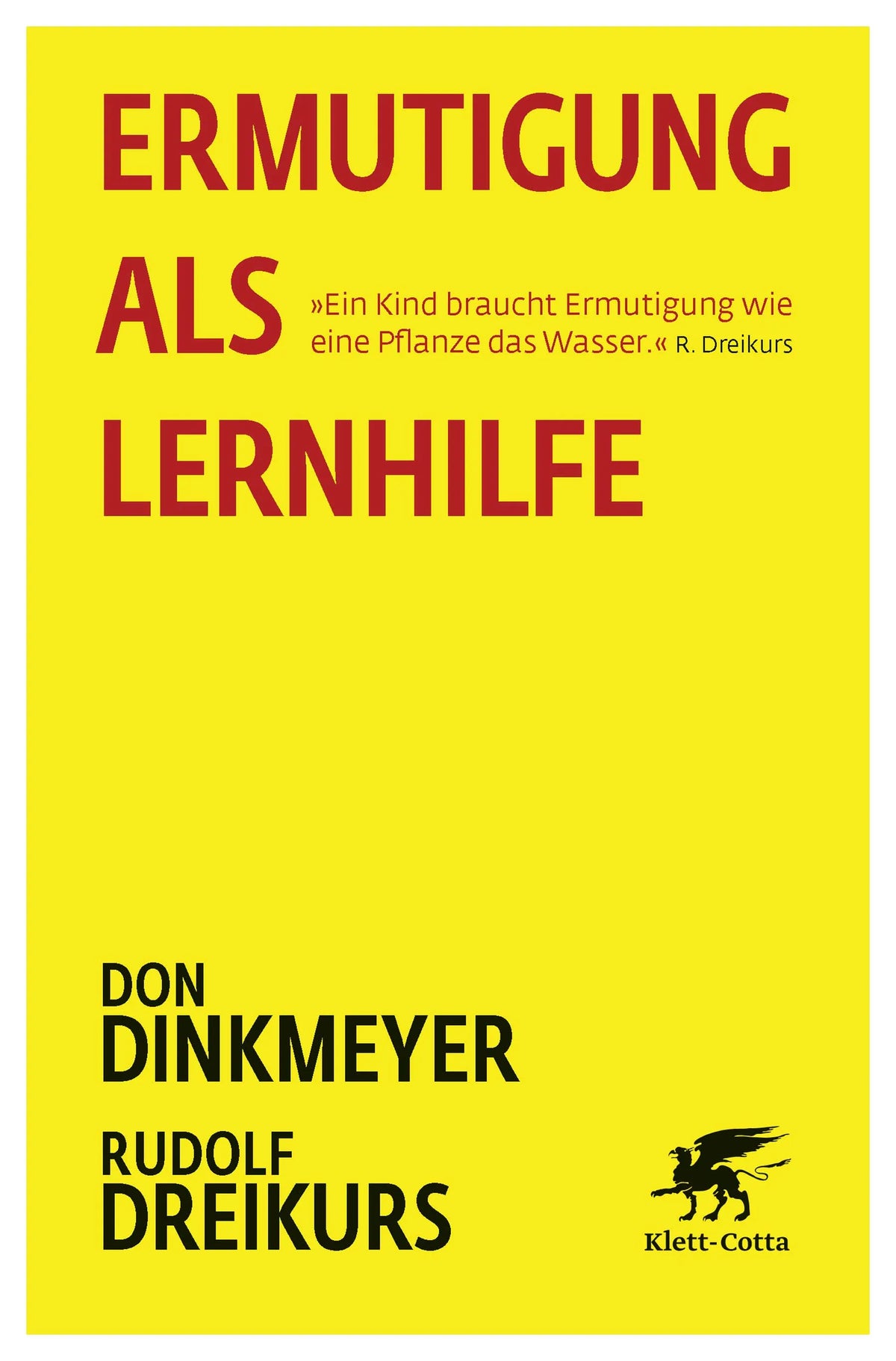 Buchcover von 'Ermutigung als Lernhilfe' - Paperback von Don Dinkmeyer