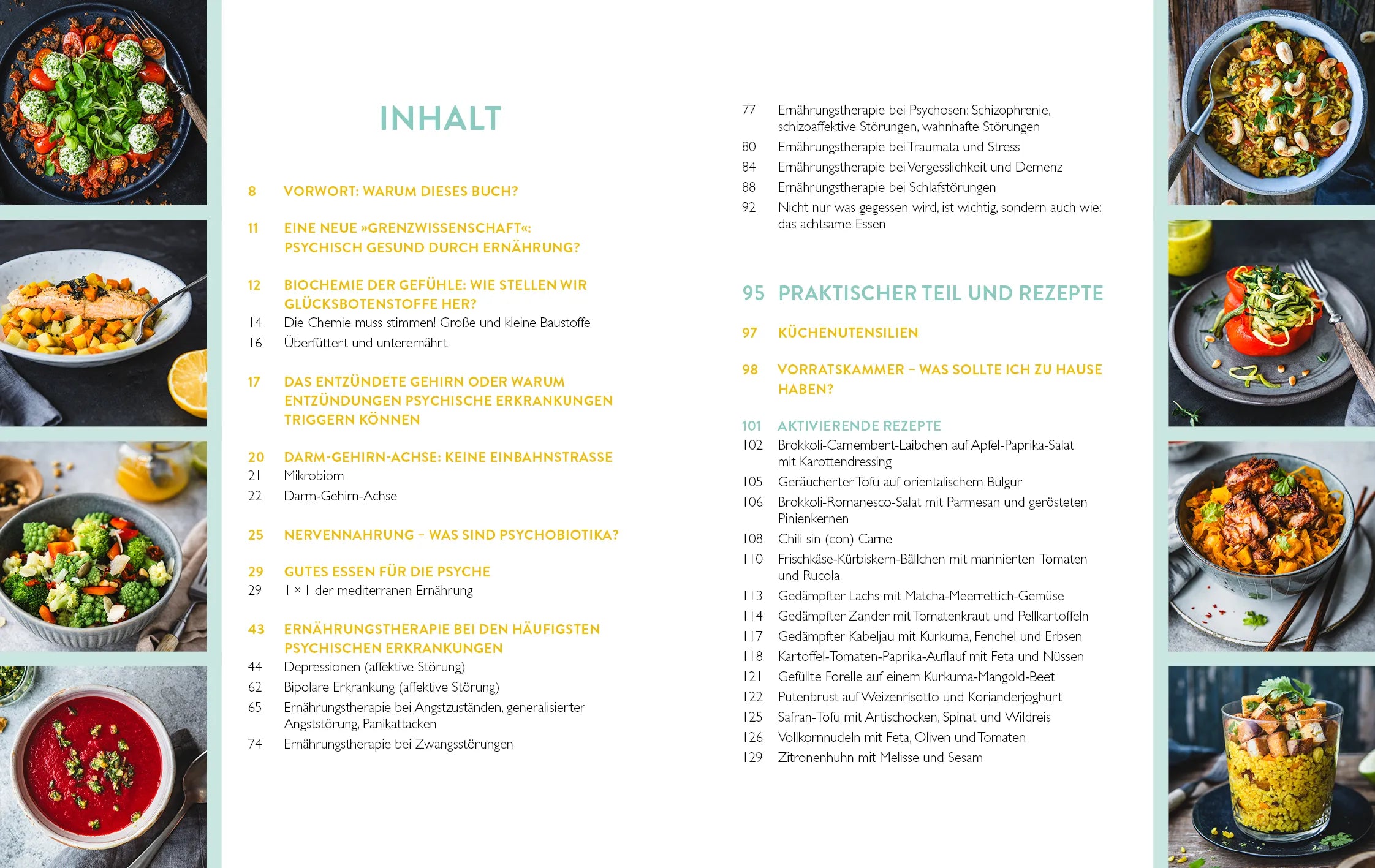 Innenansicht von 'Ernährung für die Psyche: Das Kochbuch' - Taschenbuch