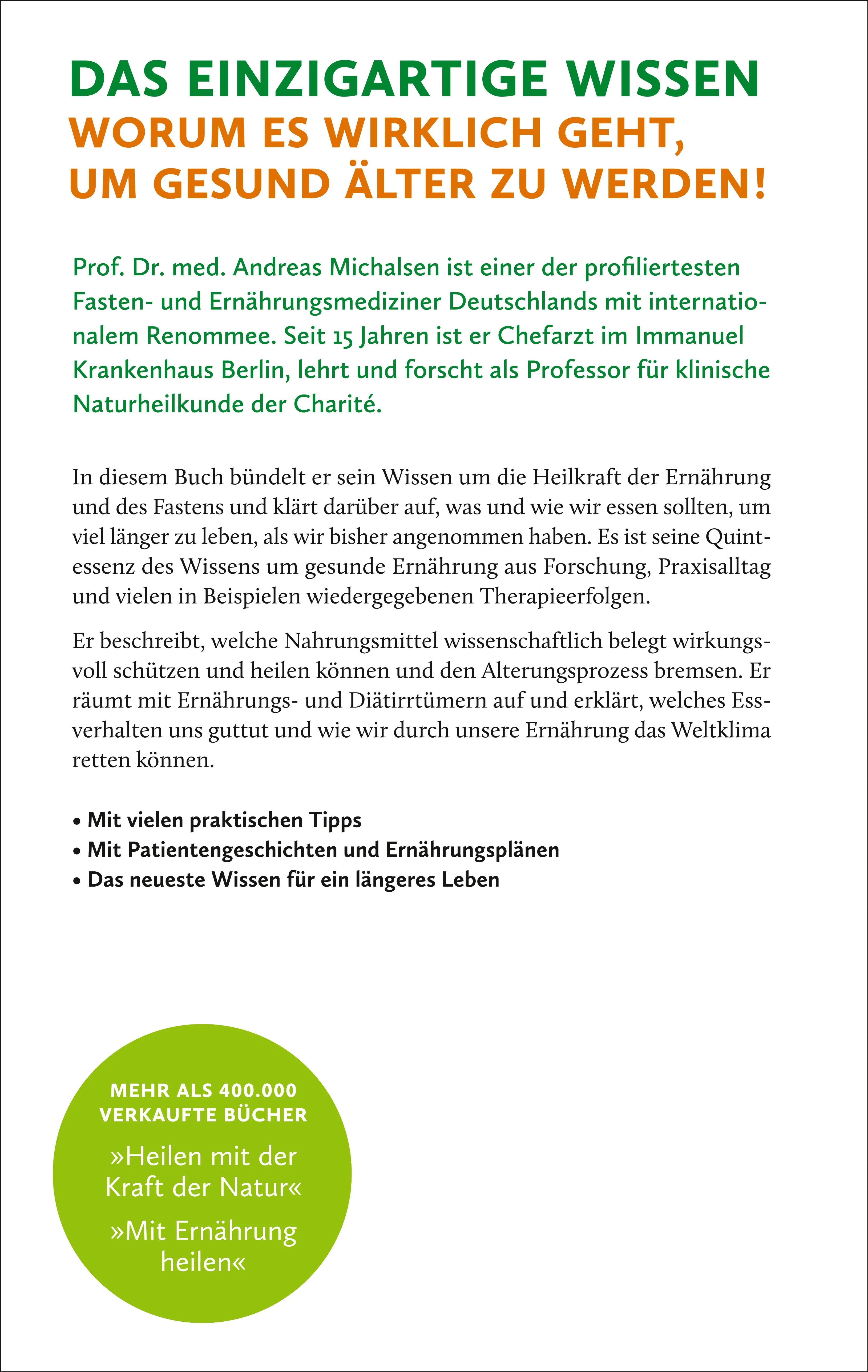 Rückseite: Ernährung. Meine Quintessenz (Hardcover)