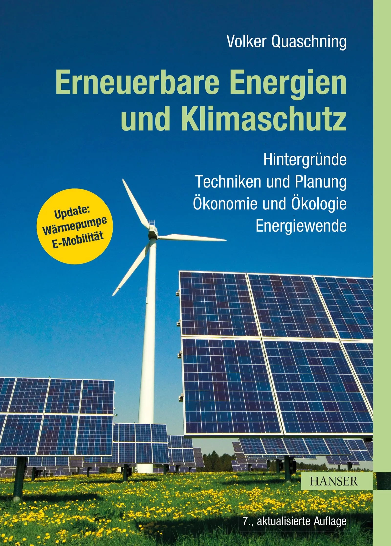 Cover: Erneuerbare Energien und Klimaschutz (E-Book) von Volker Quaschning