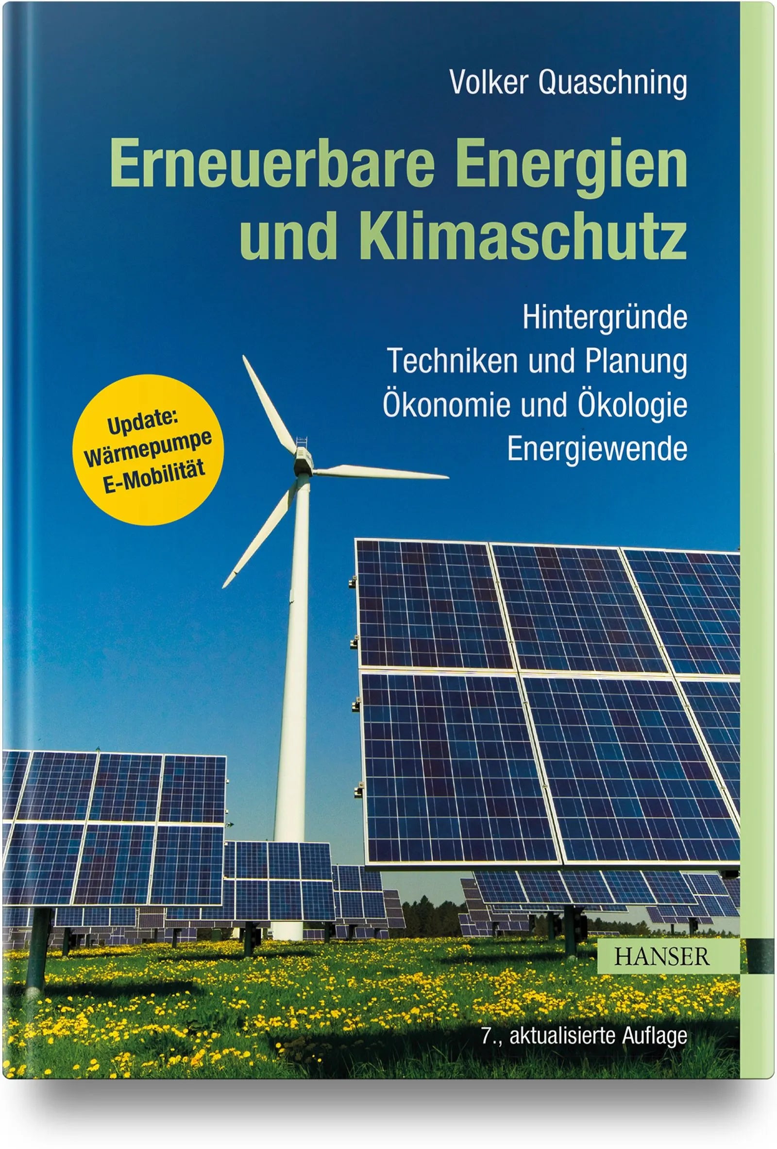 Buchcover von 'Erneuerbare Energien und Klimaschutz' - Gebundene Ausgabe von Volker Quaschning