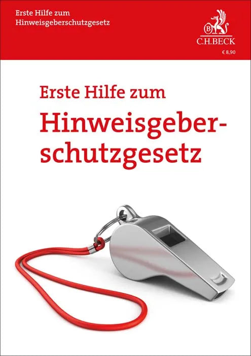 Buchcover von 'Erste Hilfe zum Hinweisgeberschutzgesetz' - Taschenbuch von Peter Fissenewert
