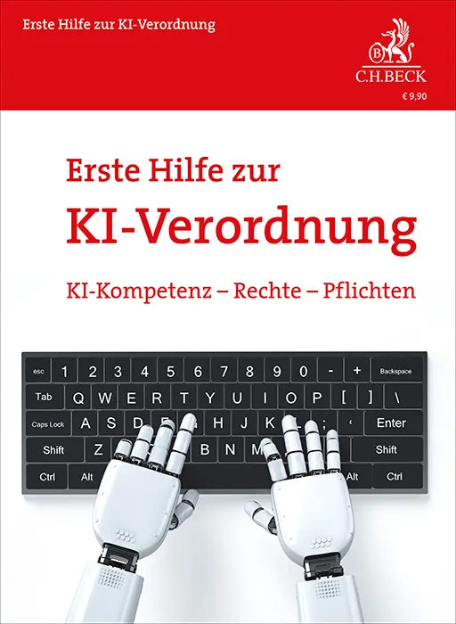 Buchcover von 'Erste Hilfe zur KI-Verordnung' - Taschenbuch von Rolf Schwartmann