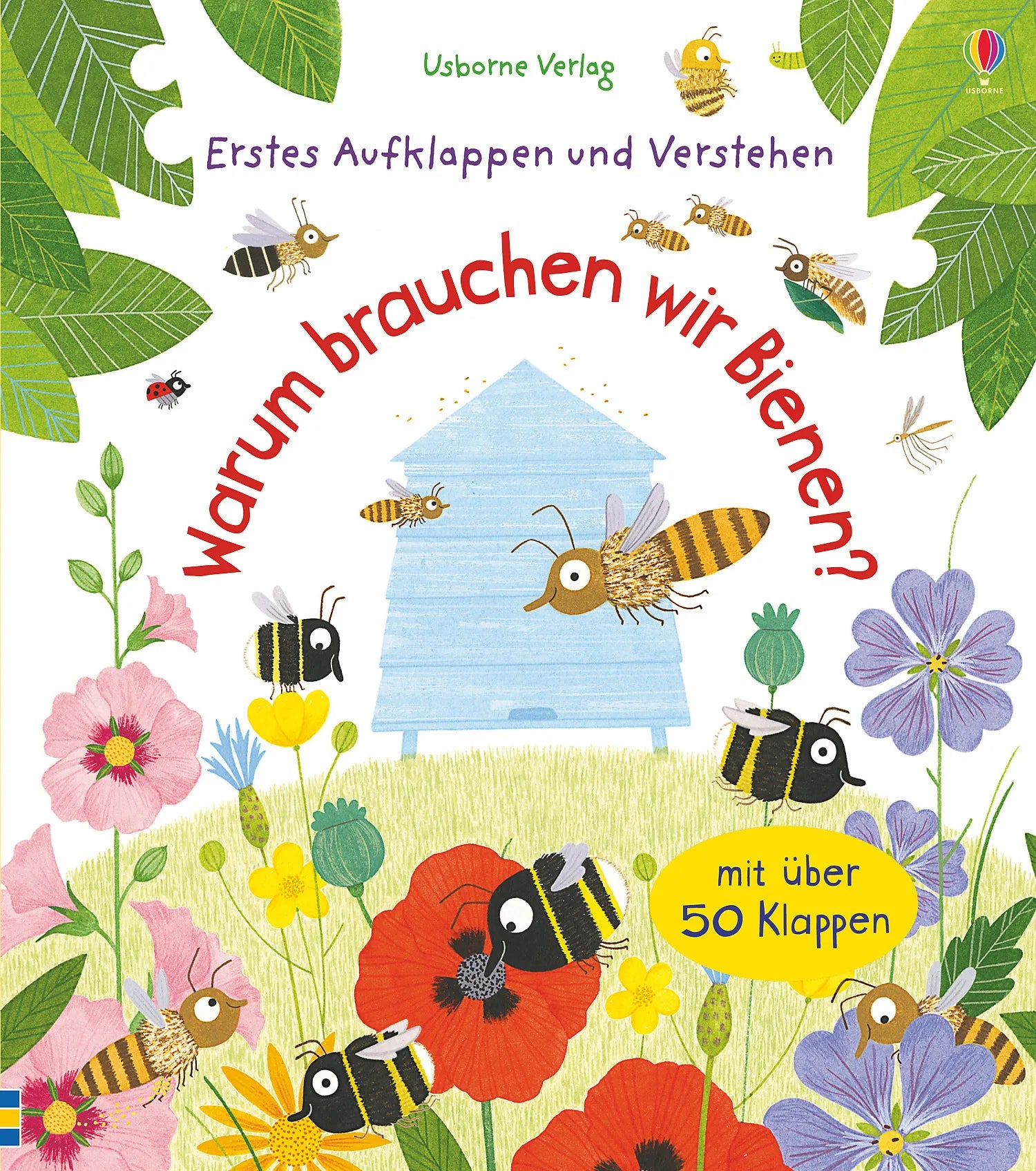 Buchcover von 'Erstes Aufklappen und Verstehen: Warum brauchen wir Bienen?' - Gebundene Ausgabe von Katie Daynes