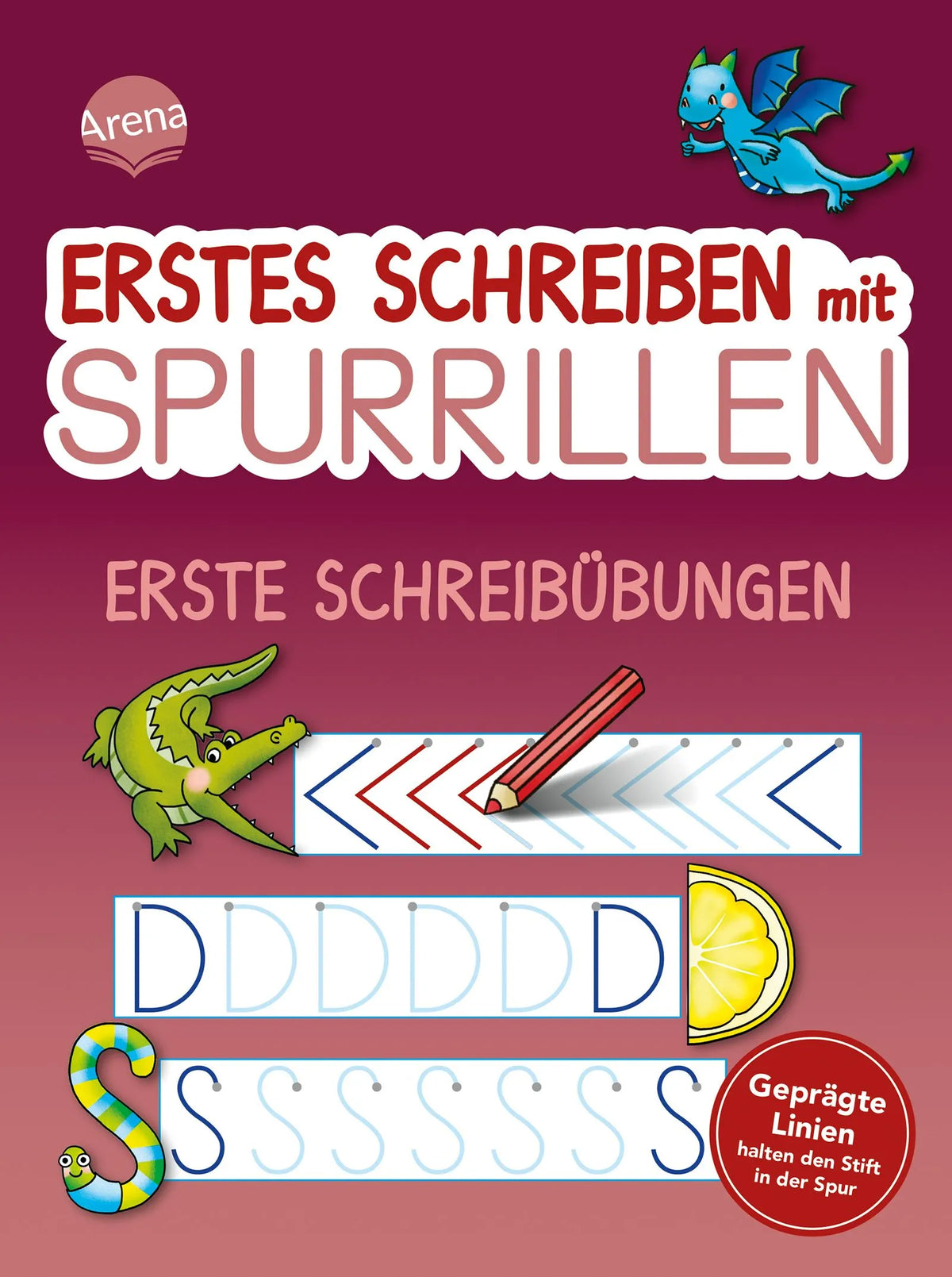 Cover: Erstes Schreiben mit Spurrillen. Erste Schreibübungen (Taschenbuch) von Helen Seeberg