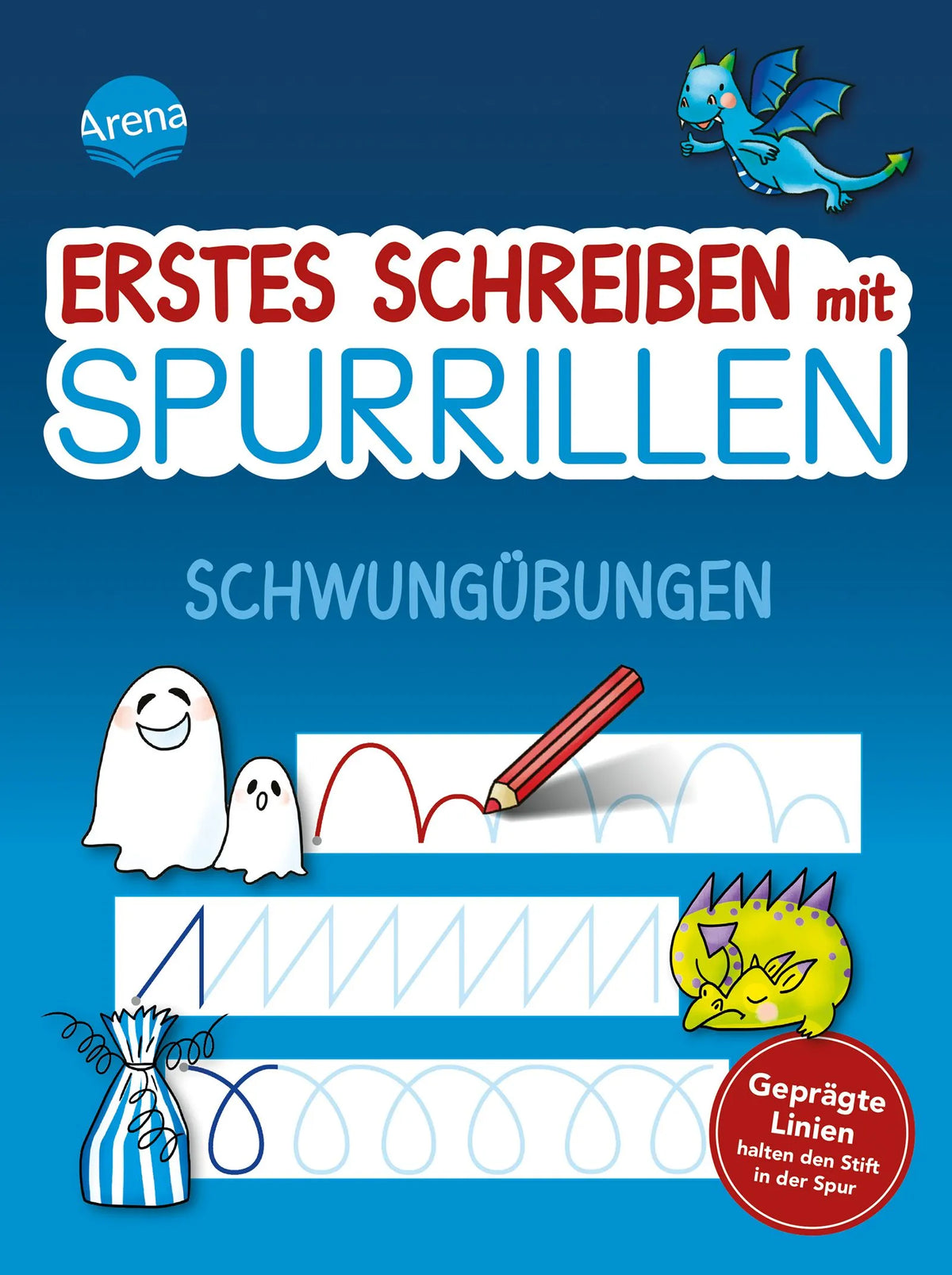 Cover: Erstes Schreiben mit Spurrillen. Schwungübungen (Taschenbuch) von Helen Seeberg