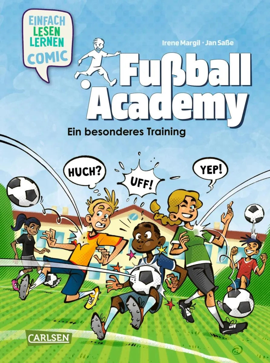 Cover: Erstleser Kindercomic: Fußball Academy: Ein besonderes Training (E-Book) von Irene Margil