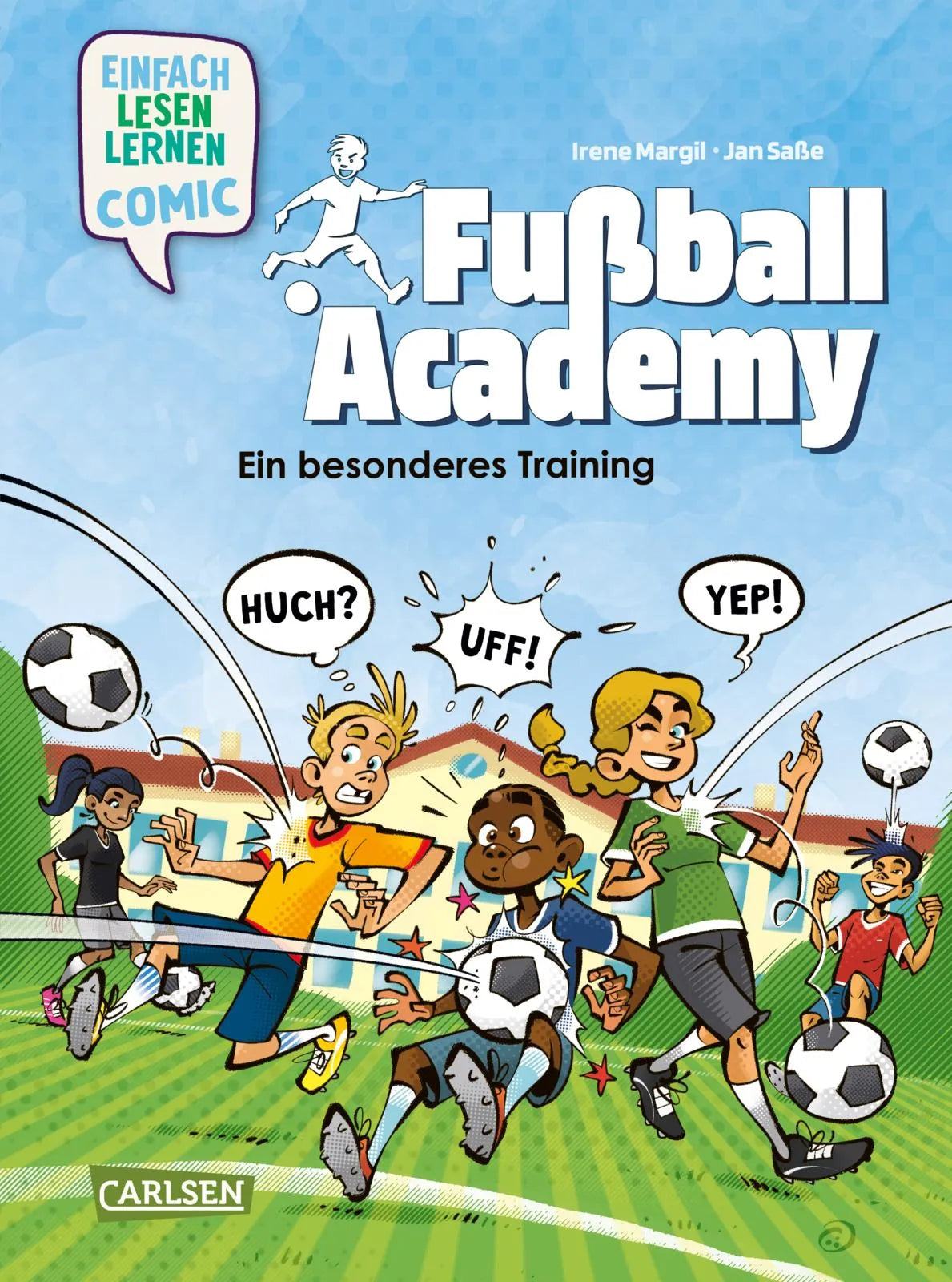 Cover: Erstleser Kindercomic: Fußball Academy: Ein besonderes Training (Hardcover) von Irene Margil