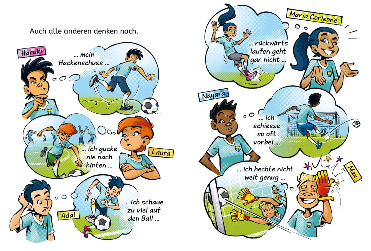 Detailansicht: Erstleser Kindercomic: Fußball Academy: Eine besondere Nacht (Hardcover)