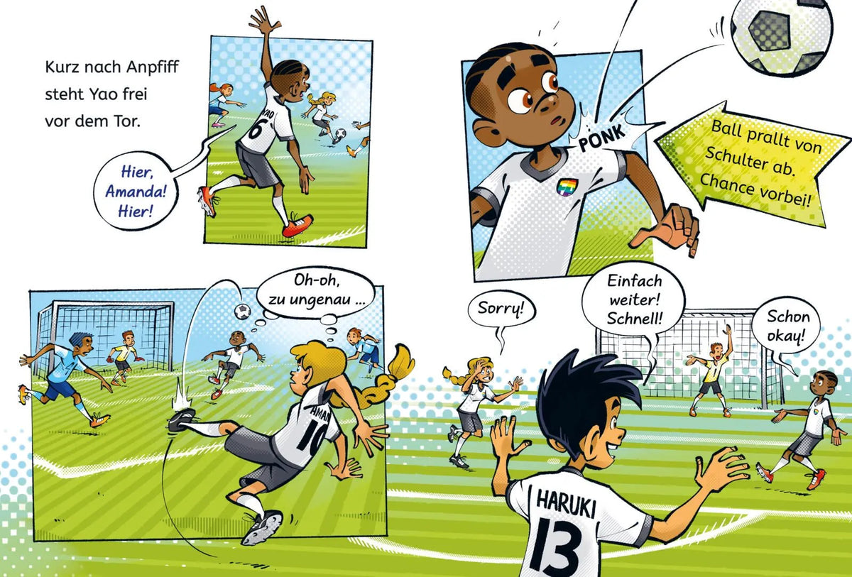 Detailansicht: Erstleser Kindercomic: Fußball Academy: Eine besondere Nacht (Hardcover)