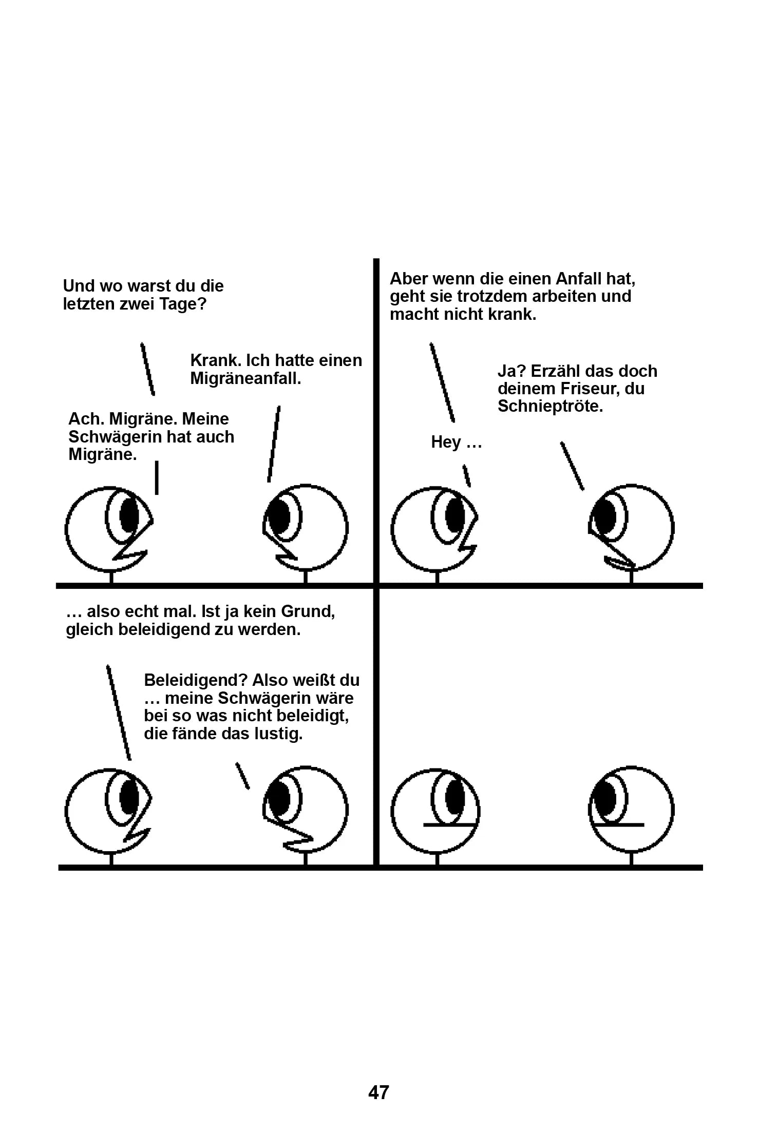 Innenansicht von 'Erzaehlmirnix – Leben mit Menschen' - Gebundene Ausgabe