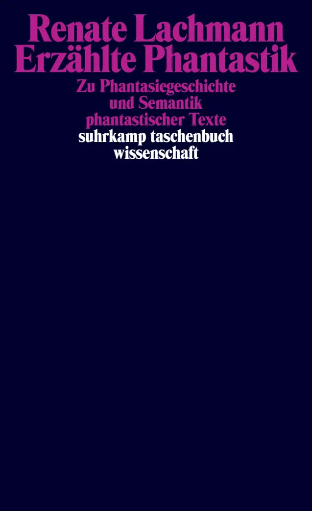 Buchcover von 'Erzählte Phantastik' - Taschenbuch von Renate Lachmann
