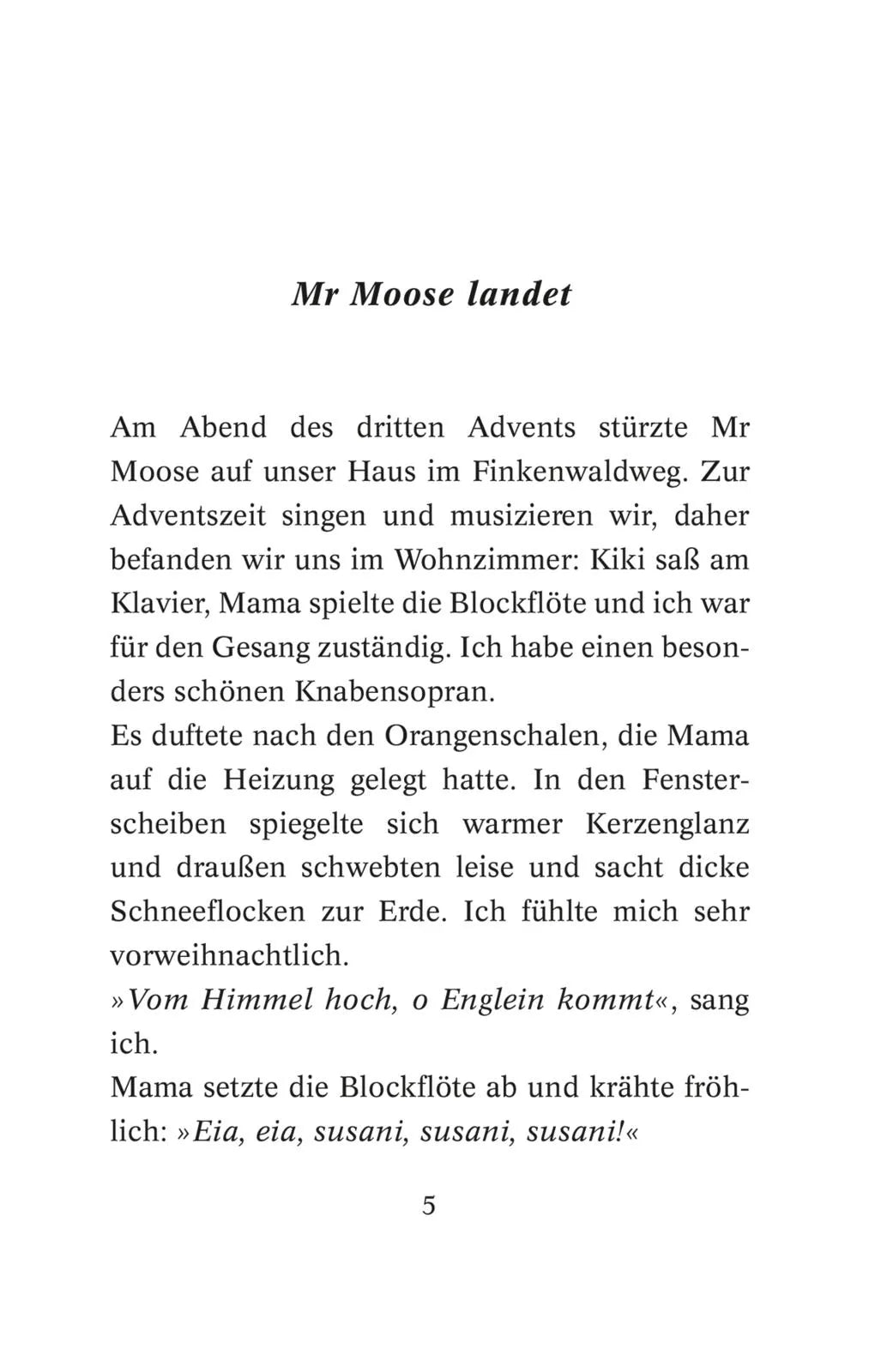 Abbildung von 'Es ist ein Elch entsprungen'