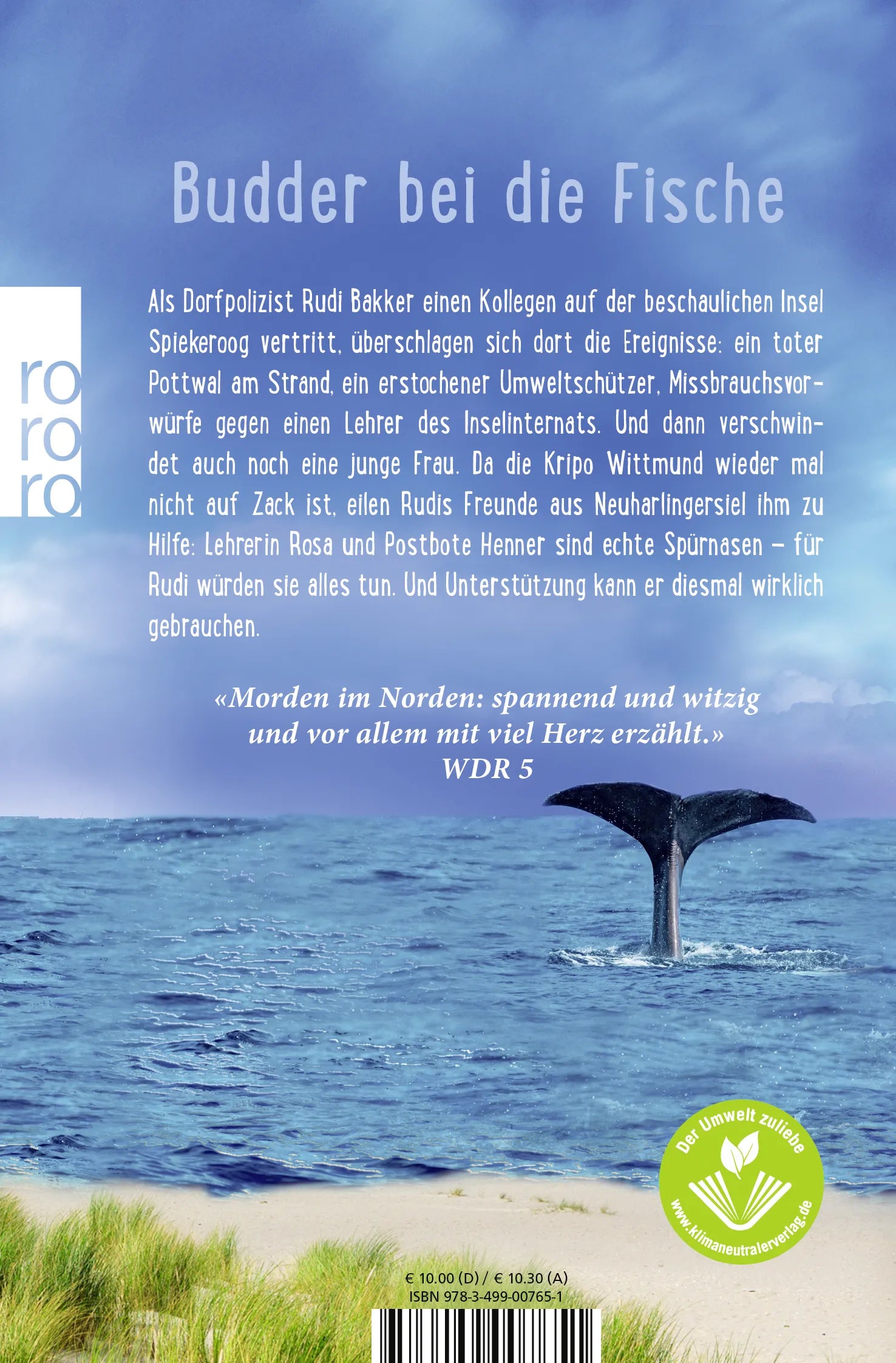 Buchrückseite von 'Es muss nicht immer Labskaus sein' mit Klappentext - Taschenbuch