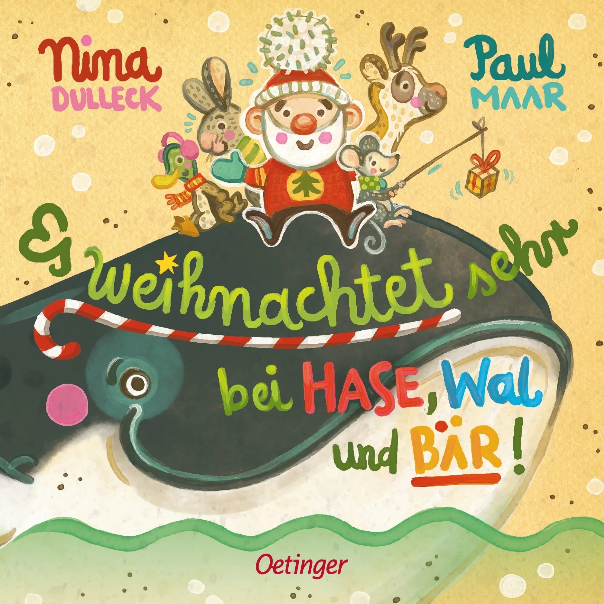 Cover: Es weihnachtet sehr bei Hase, Wal und Bär! (Hardcover) von Paul Maar