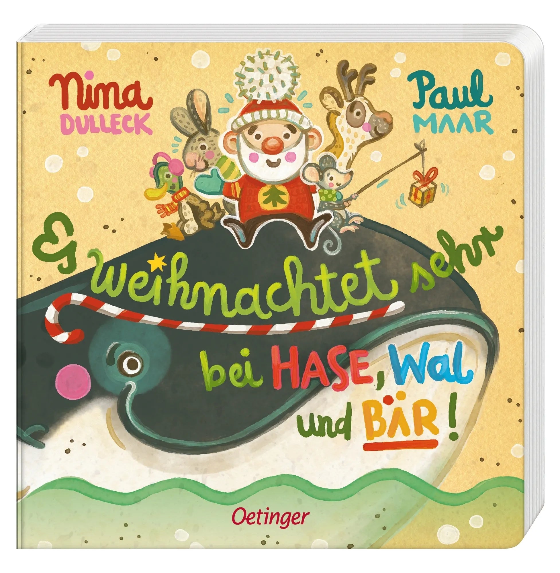 Detailansicht: Es weihnachtet sehr bei Hase, Wal und Bär! (Hardcover)
