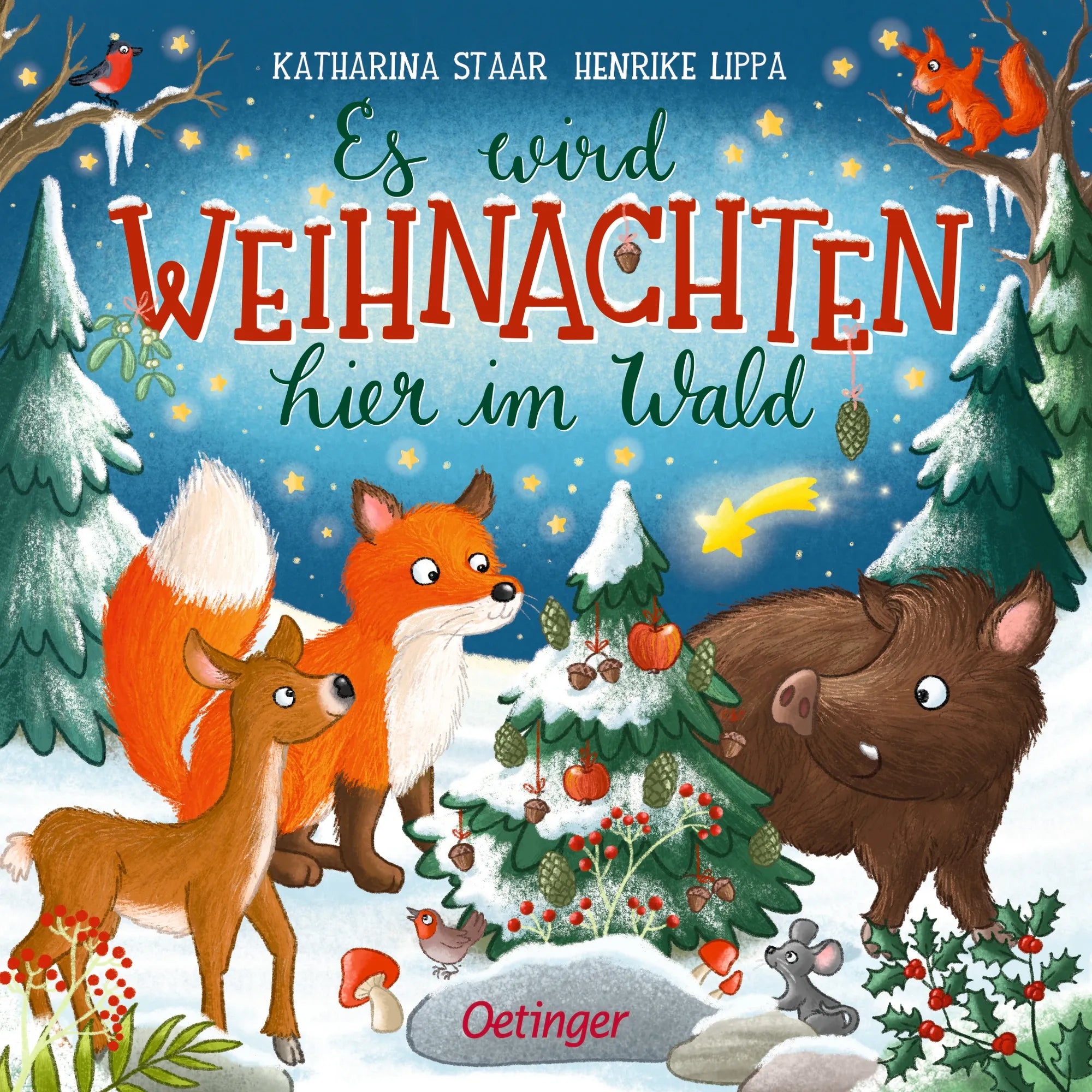 Cover: Es wird Weihnachten hier im Wald (Hardcover) von Henrike Lippa