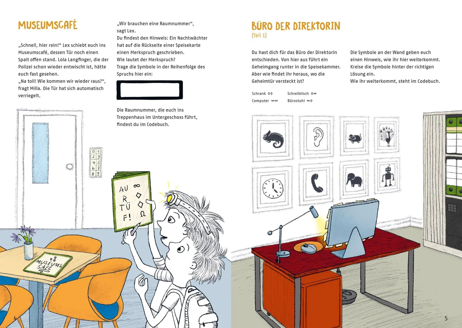 Abbildung von 'Escape-Buch für Grundschulkinder: Escape Challenge: Jagd durchs Museum'