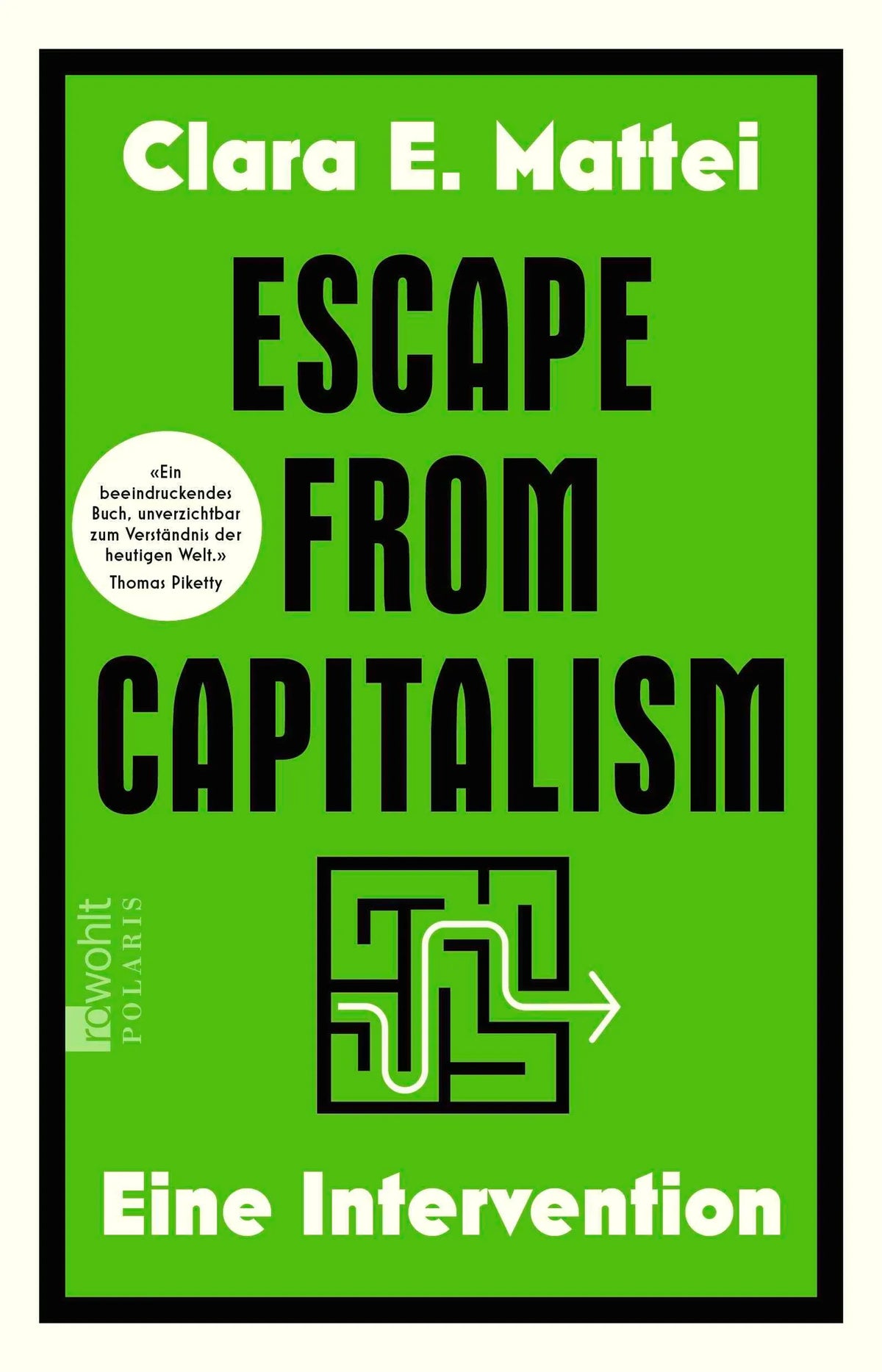 Cover: Escape from Capitalism (Paperback) von Clara E. Mattei