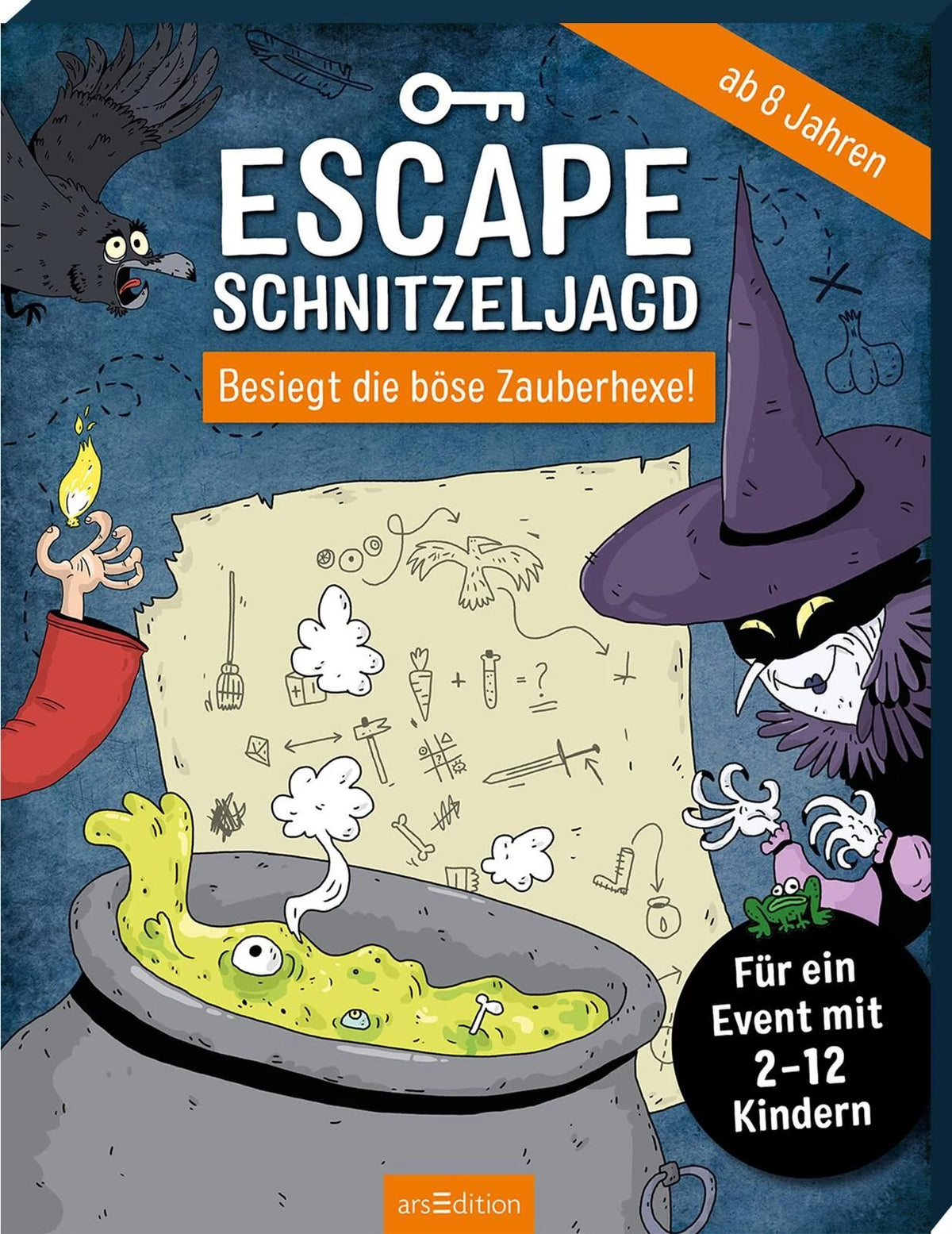 Escape-Spiel: Escape-Schnitzeljagd – Besiegt die böse Zauberhexe!