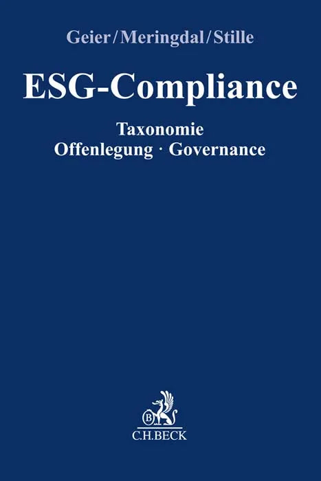 Buchcover von 'ESG-Compliance' - Taschenbuch von Bernd Geier