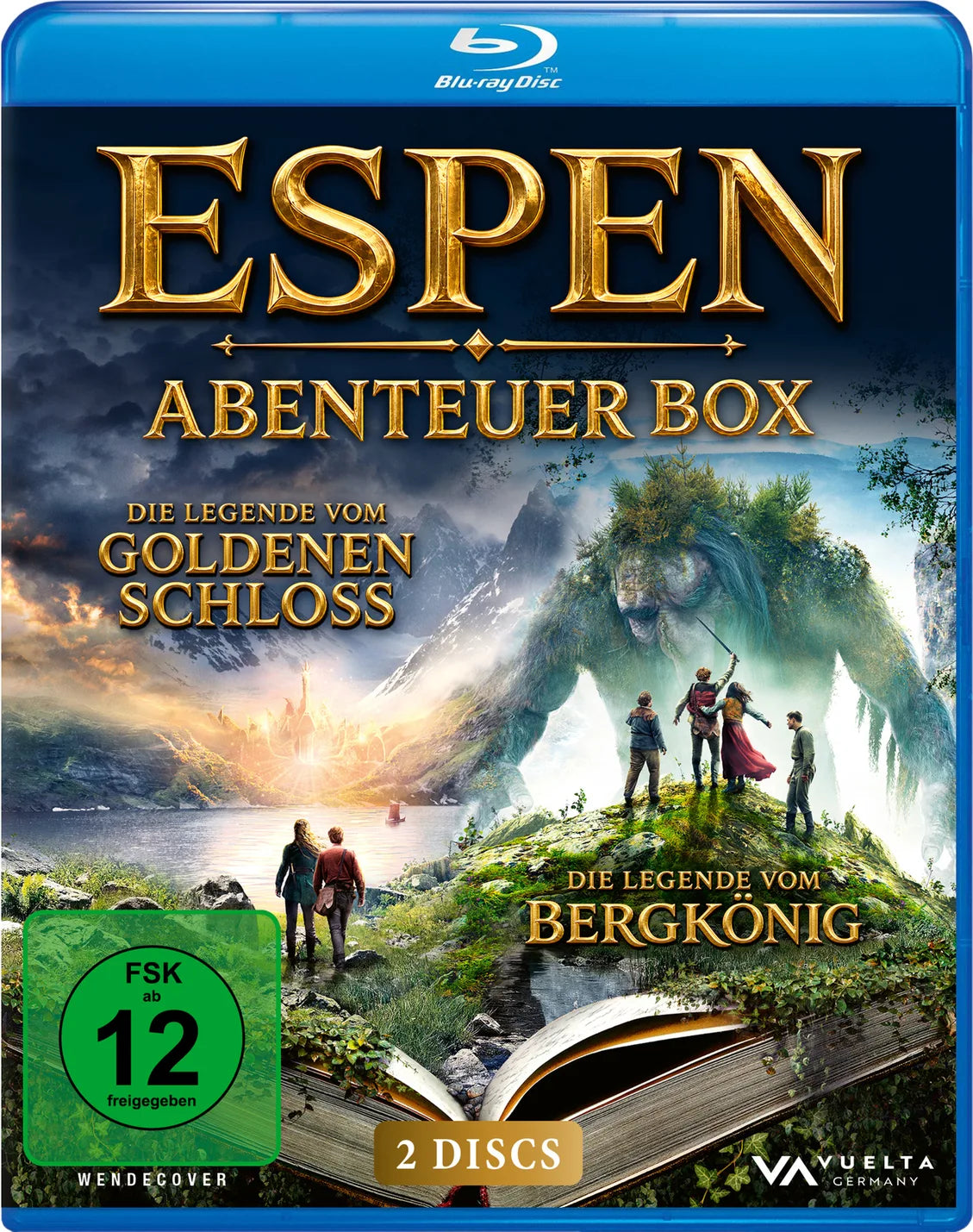 Blu-ray-Cover: Espen Abenteuer Box. Regie: Mikkel Braenne Sandemose