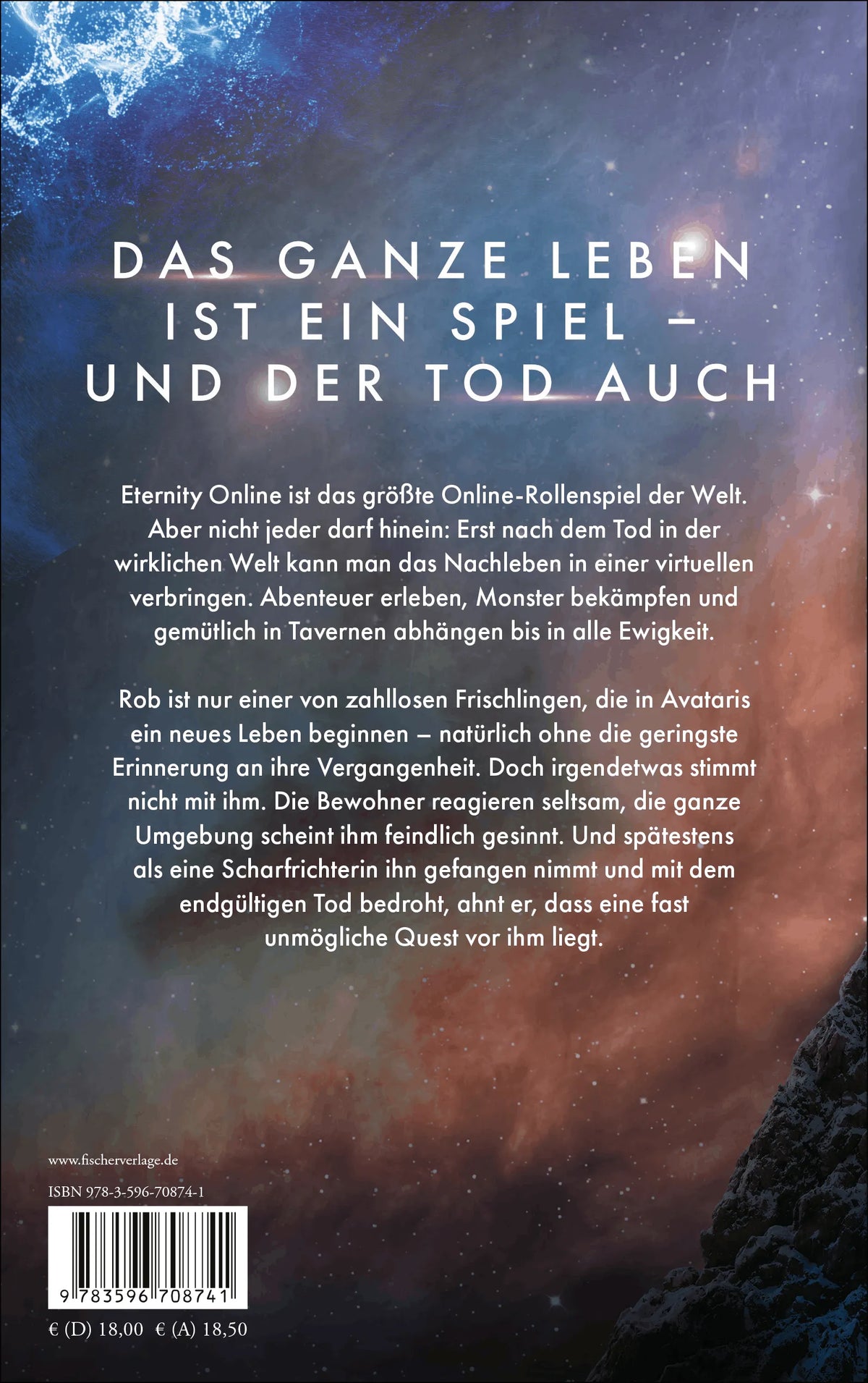 Rückseite: Eternity Online (Paperback)