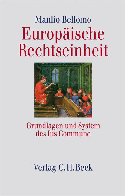 Buchcover von 'Europäische Rechtseinheit' - Taschenbuch von Manlio Bellomo
