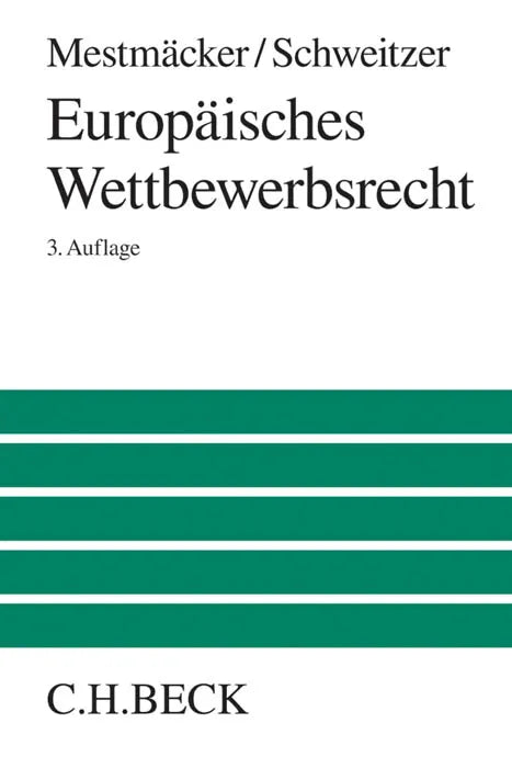 Buchcover von 'Europäisches Wettbewerbsrecht' - Gebundene Ausgabe von Ernst-Joachim Mestmäcker