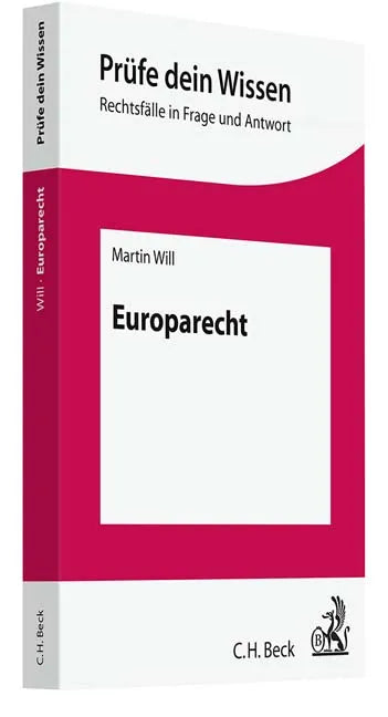 Buchcover von 'Europarecht' - Taschenbuch von Martin Will