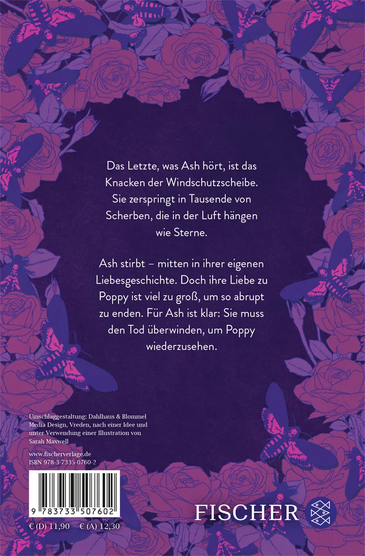 Buchrückseite von 'Everlove – Bis übers Ende dieser Welt hinaus' mit Klappentext - Taschenbuch