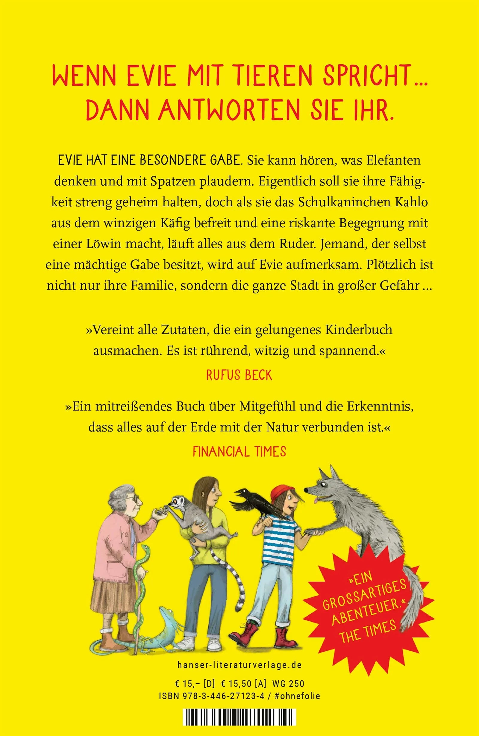 Matt Haig - Evie und die Macht der Tiere