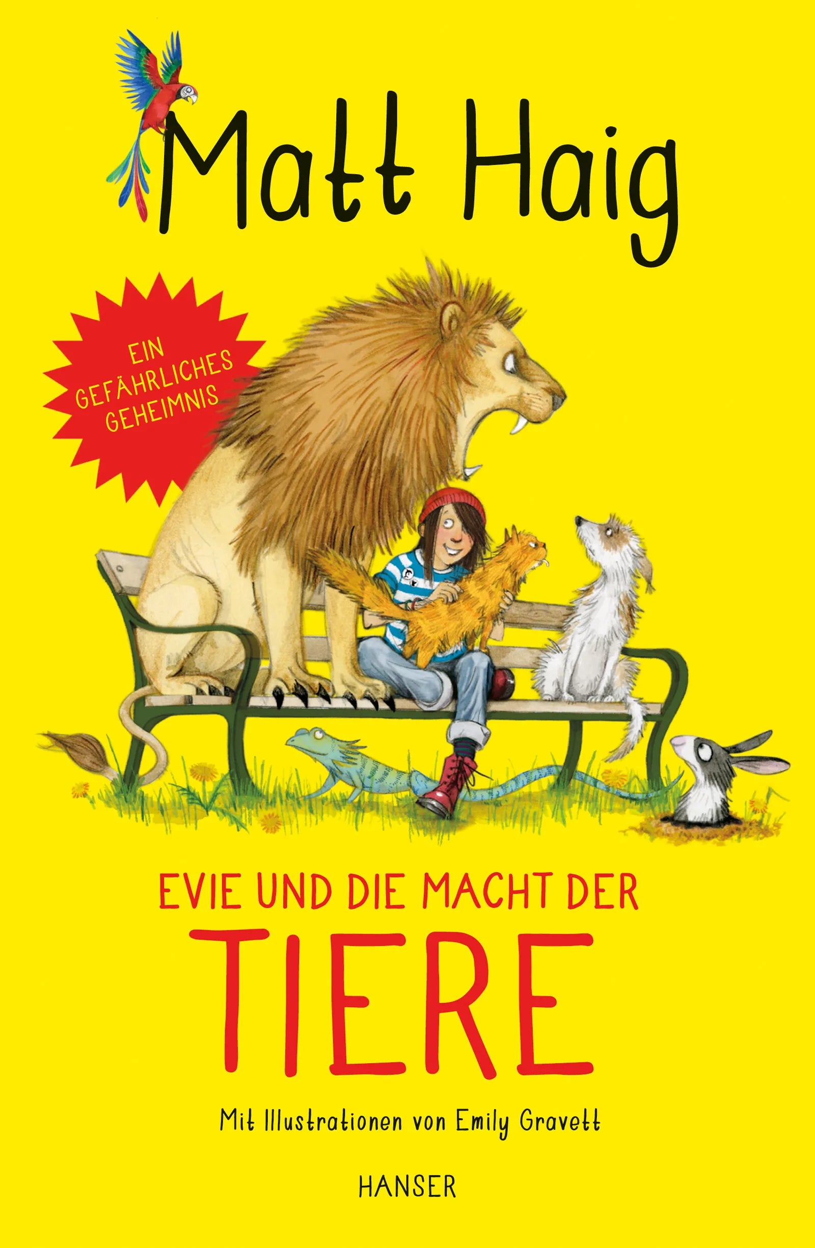 Buchcover von 'Evie und die Macht der Tiere' - Gebundene Ausgabe von Matt Haig